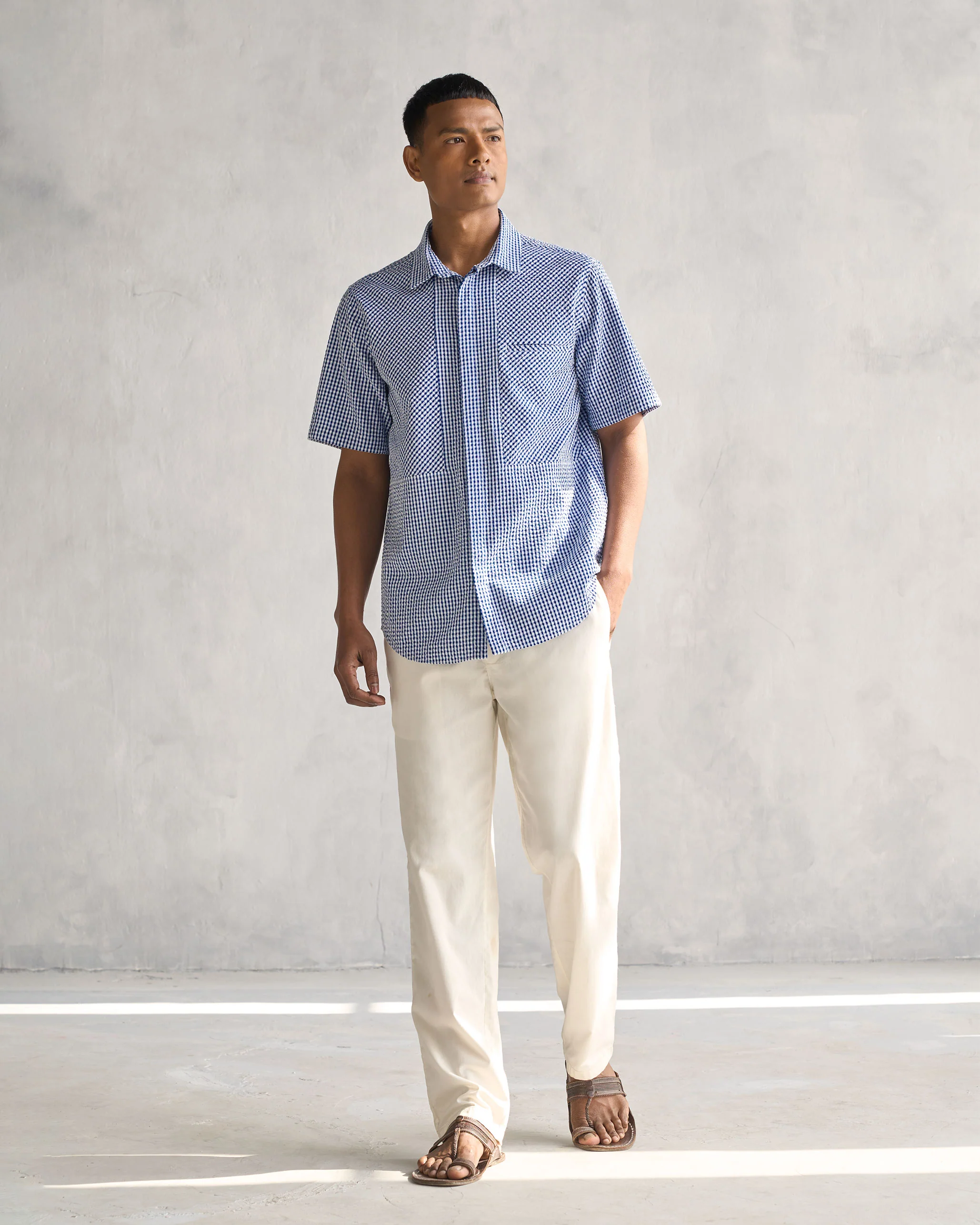 The Holiday Shirt - Blue & White - Image 5