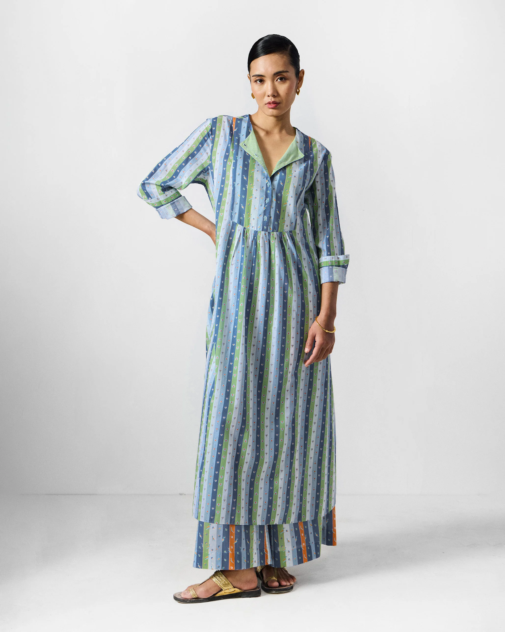 The Imke Kurta Set - Multicolour - Image 3