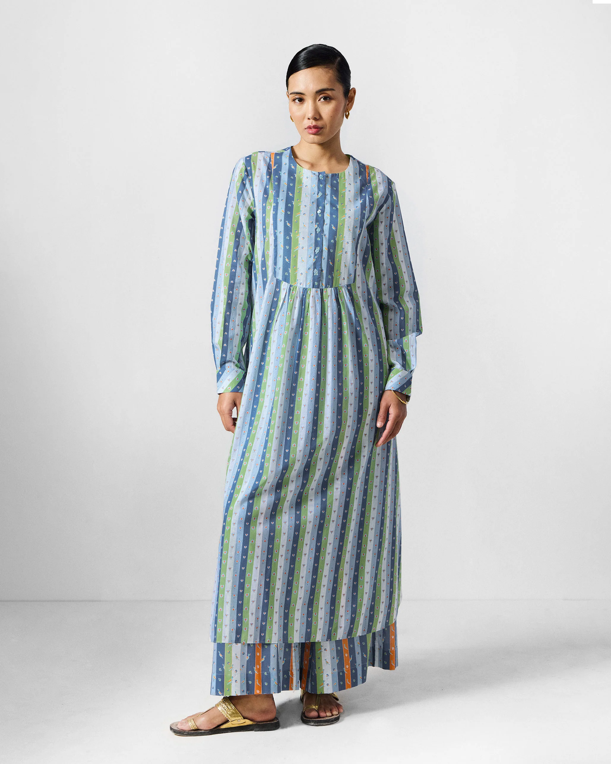 The Imke Kurta Set - Multicolour - Image 4
