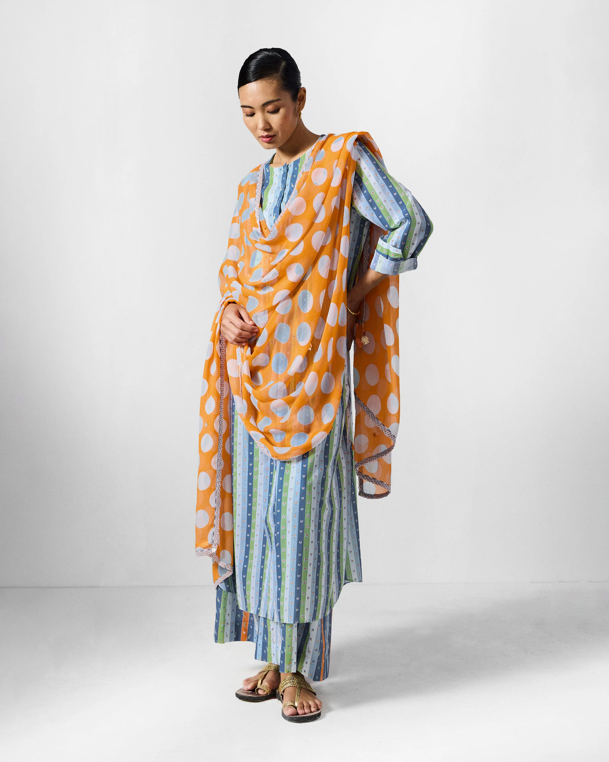 The Imke Kurta Set - Multicolour - Image 6