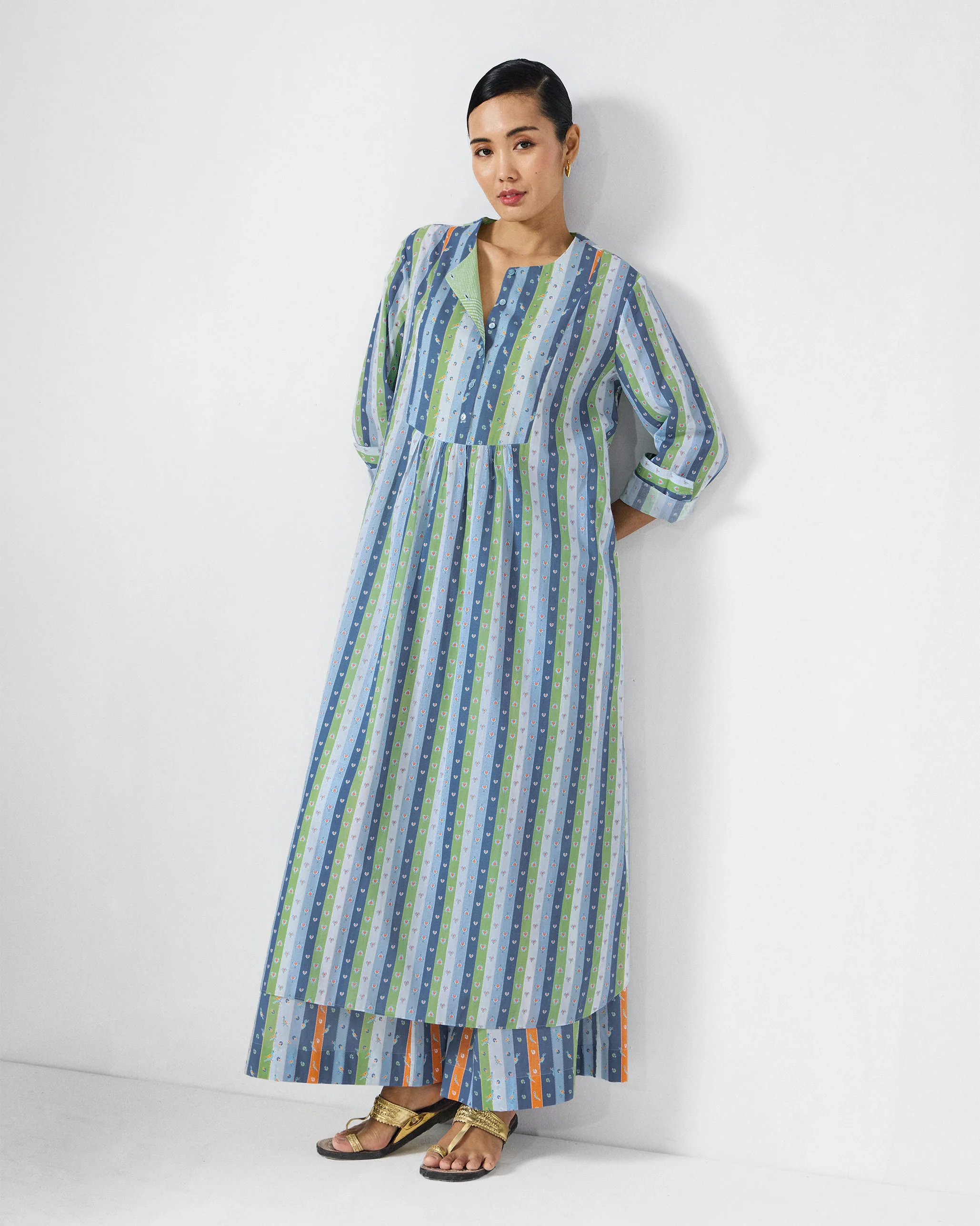 The Imke Kurta Set - Multicolour - Image 7