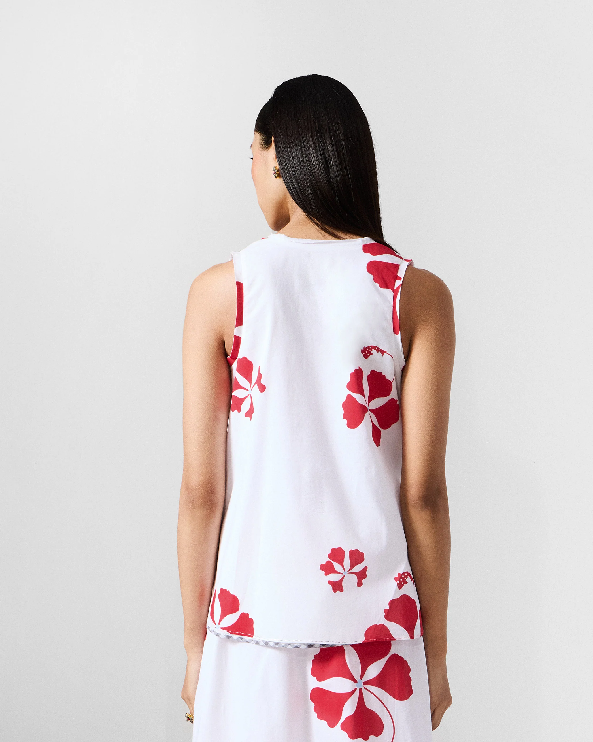 The Kiva Set - White & Red Printed - Image 3