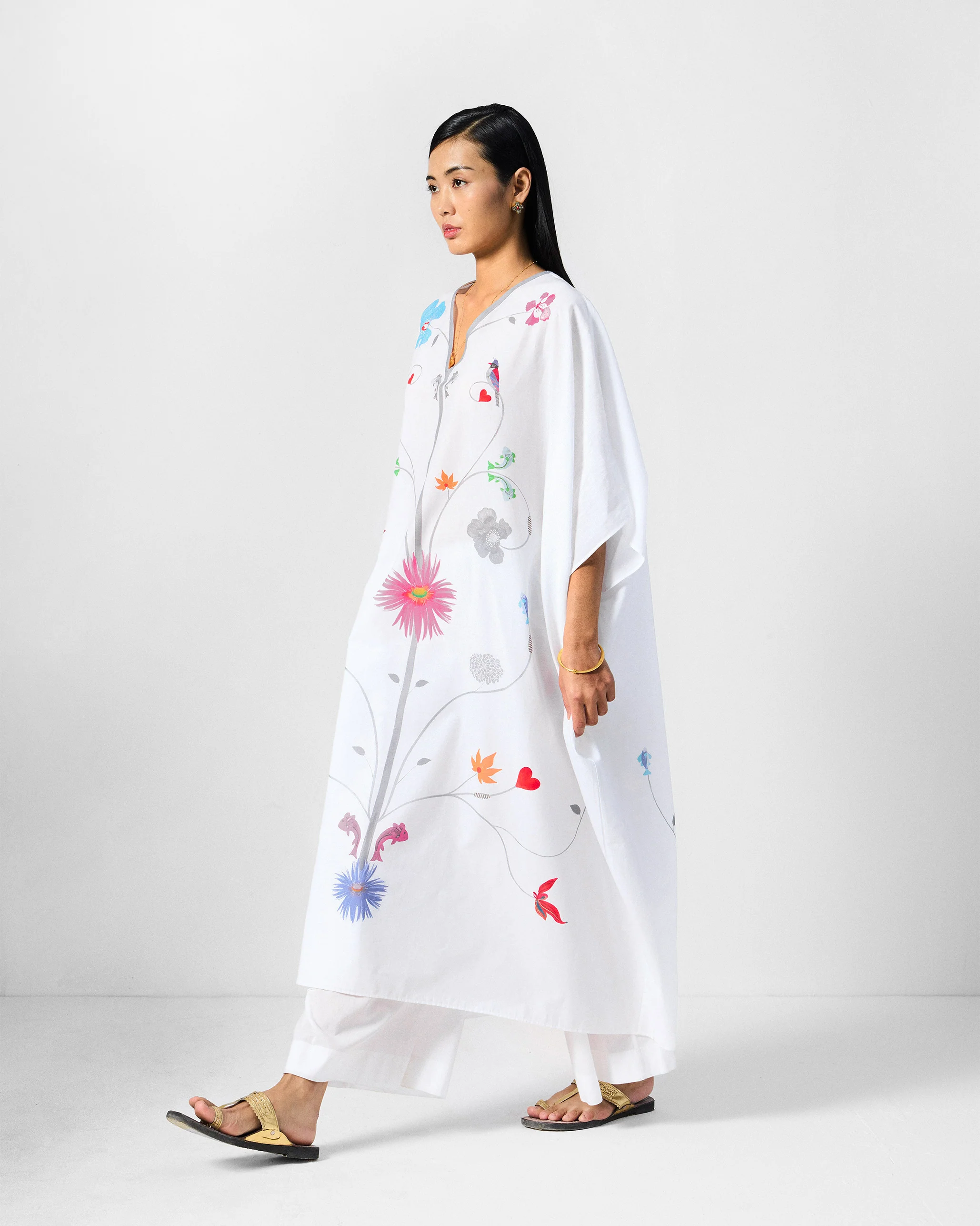 The Kohima Kaftan Set - Multicolour - Image 3