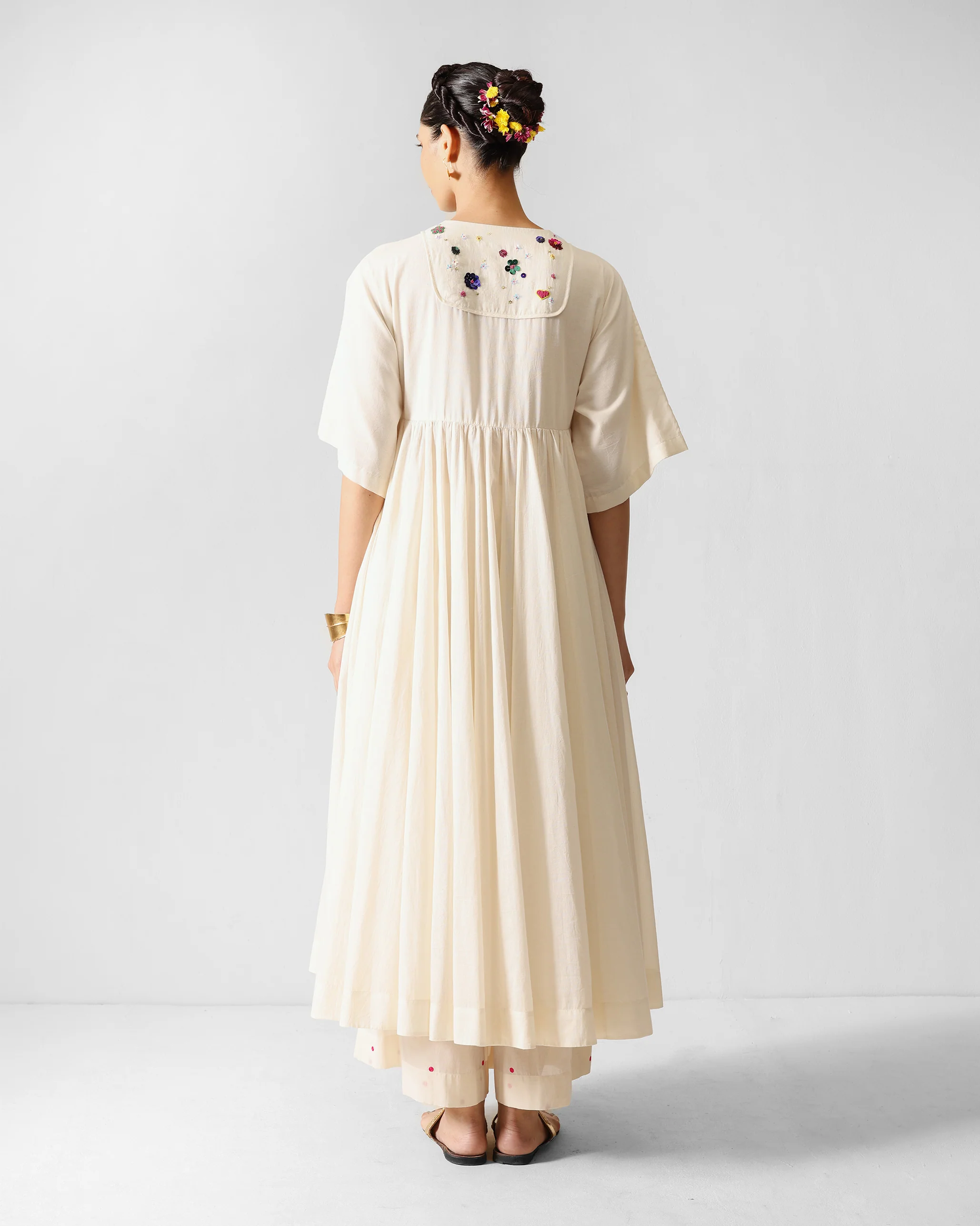 The Kosi Kurta Set - Ivory - Image 6
