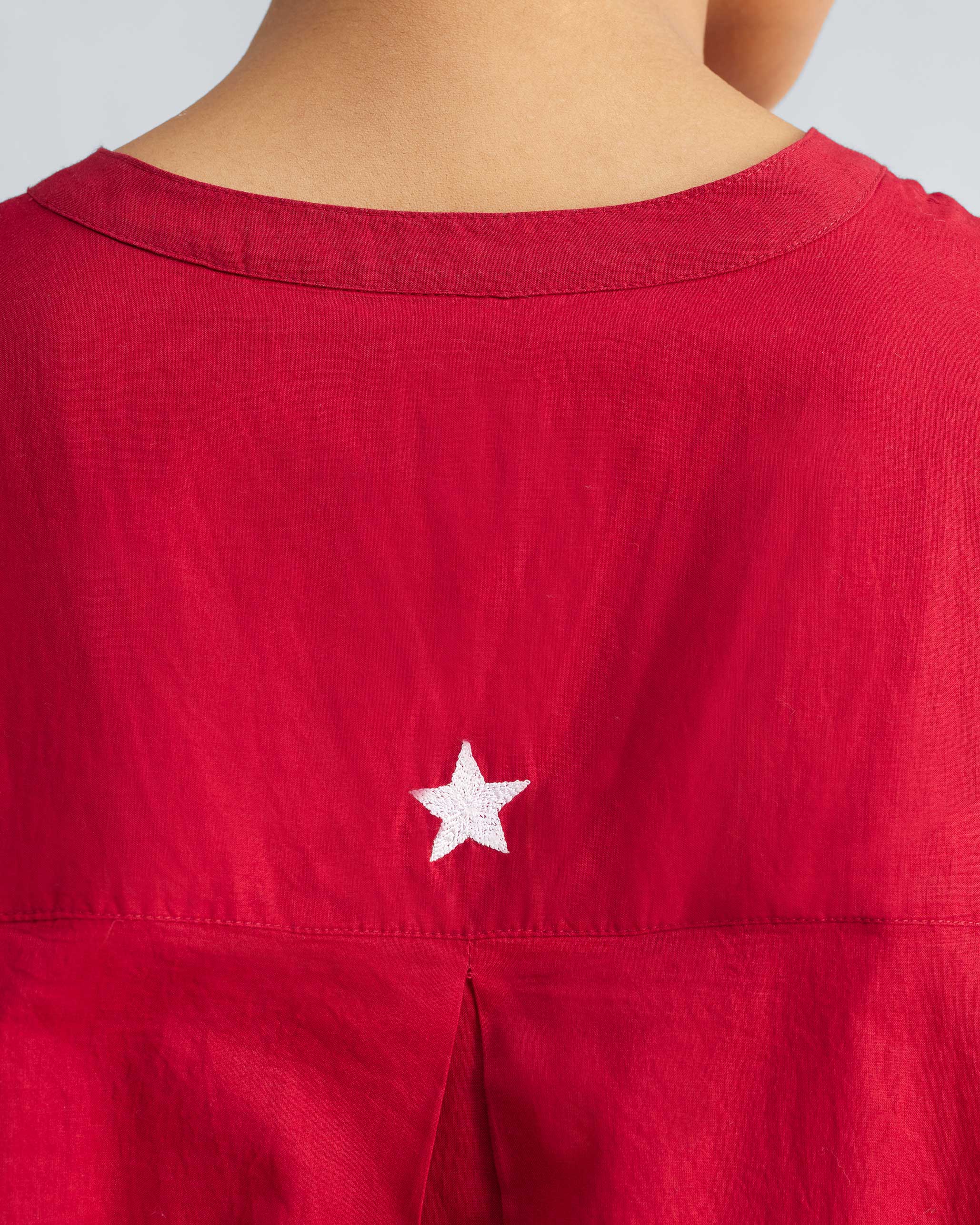 The Lazy sunday Tunic Set - Red - Image 2
