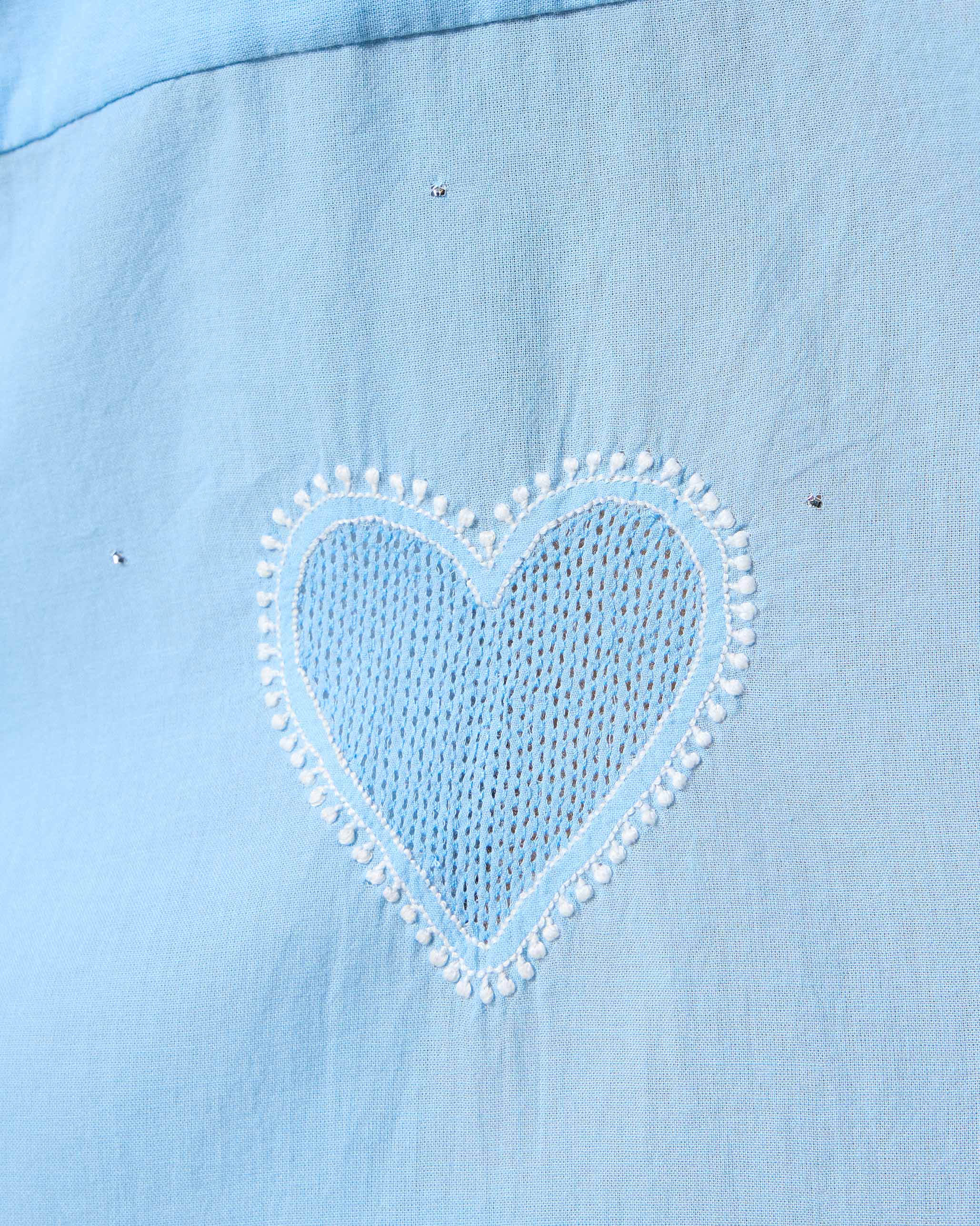 The Lazy Sunday Tunic Set - Ice Blue - Image 6