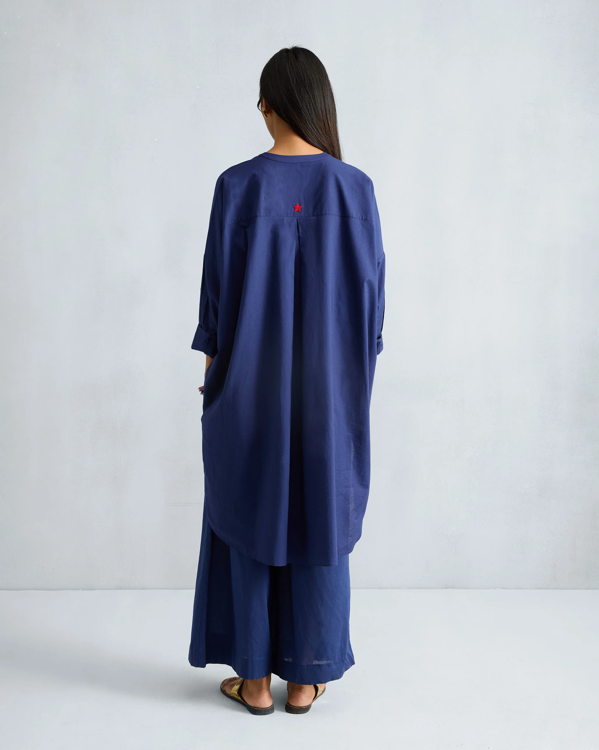 The Lazy Sunday Tunic Set - Ink Blue - Image 3