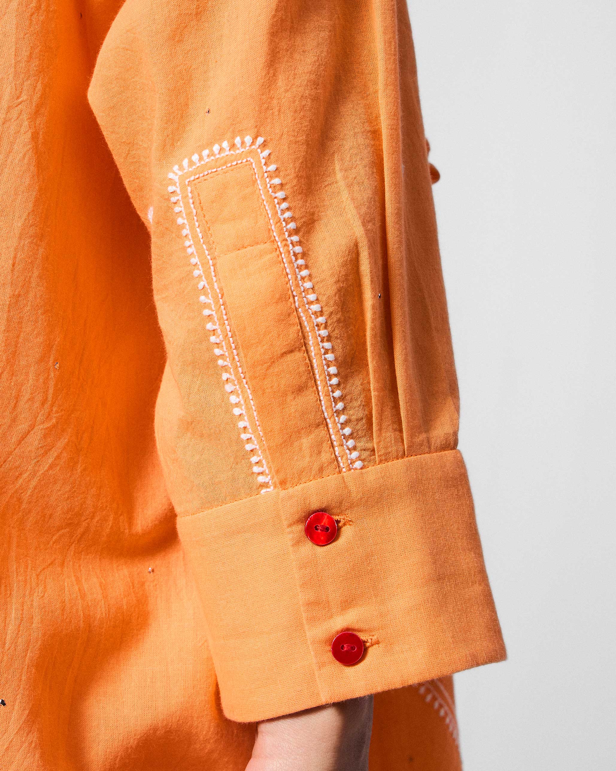 The Lazy Sunday Tunic Set - Orange - Image 3