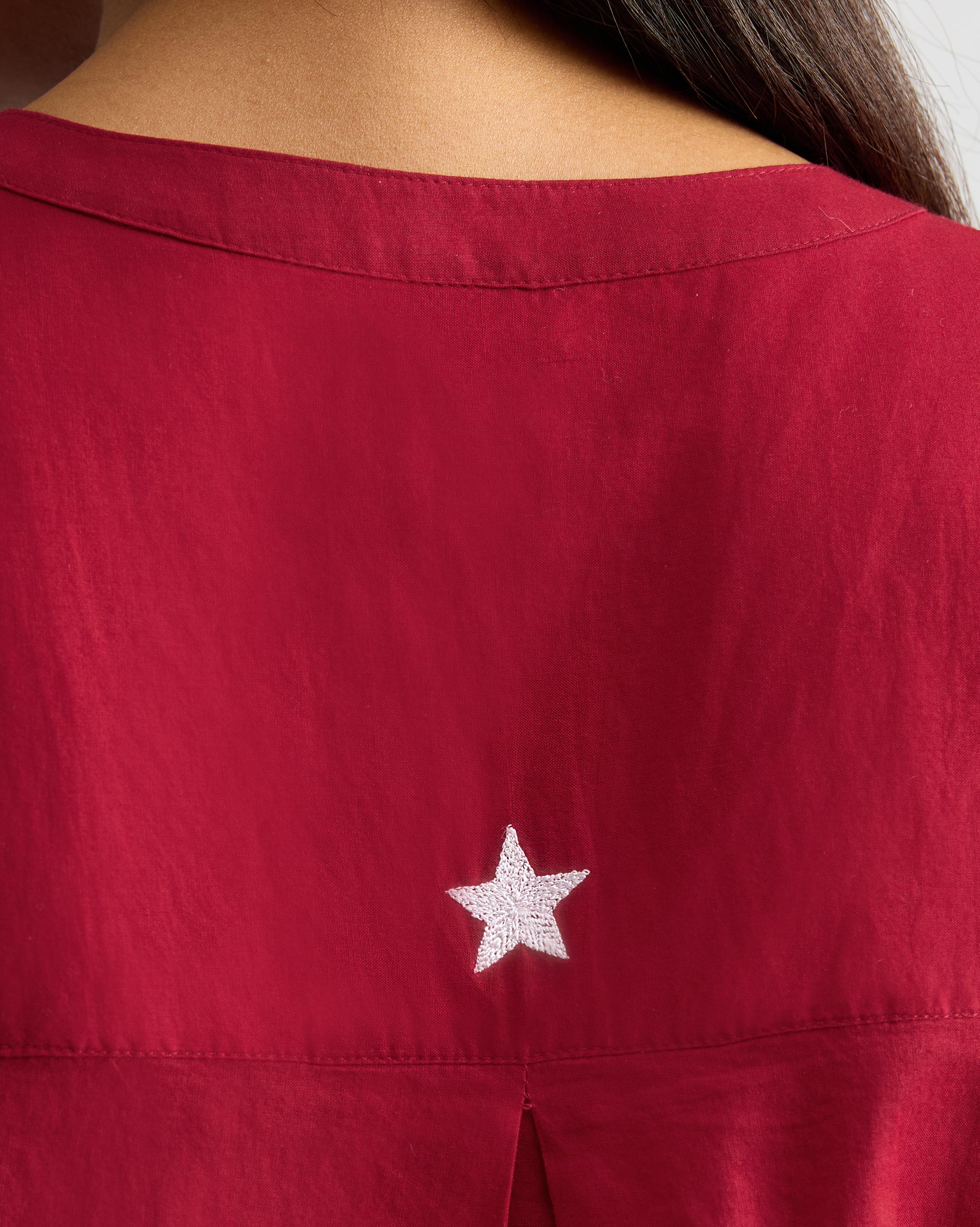 The Lazy Sunday Tunic Set - Red - Image 4