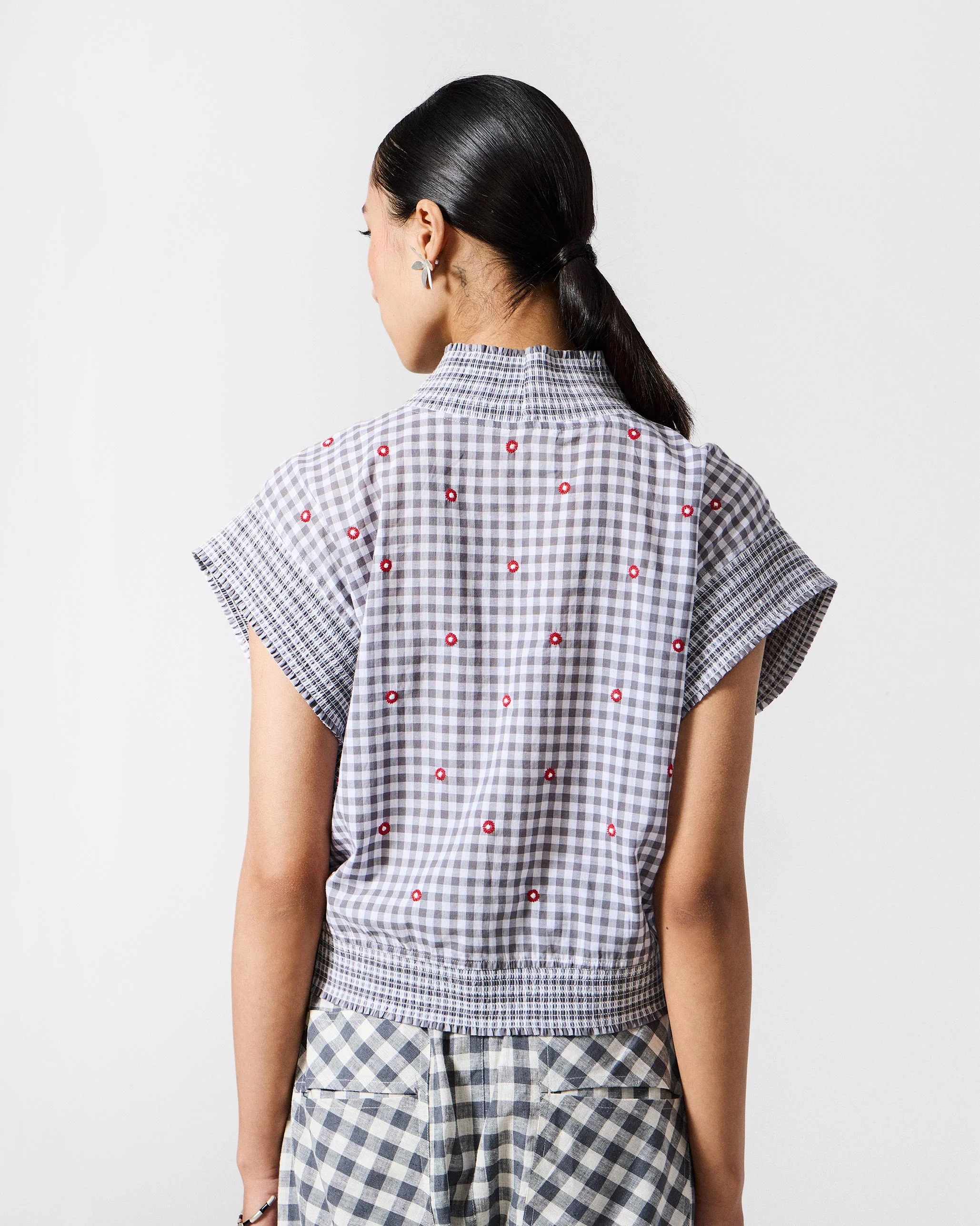 The Lehar Top Set - Grey & White - Image 3