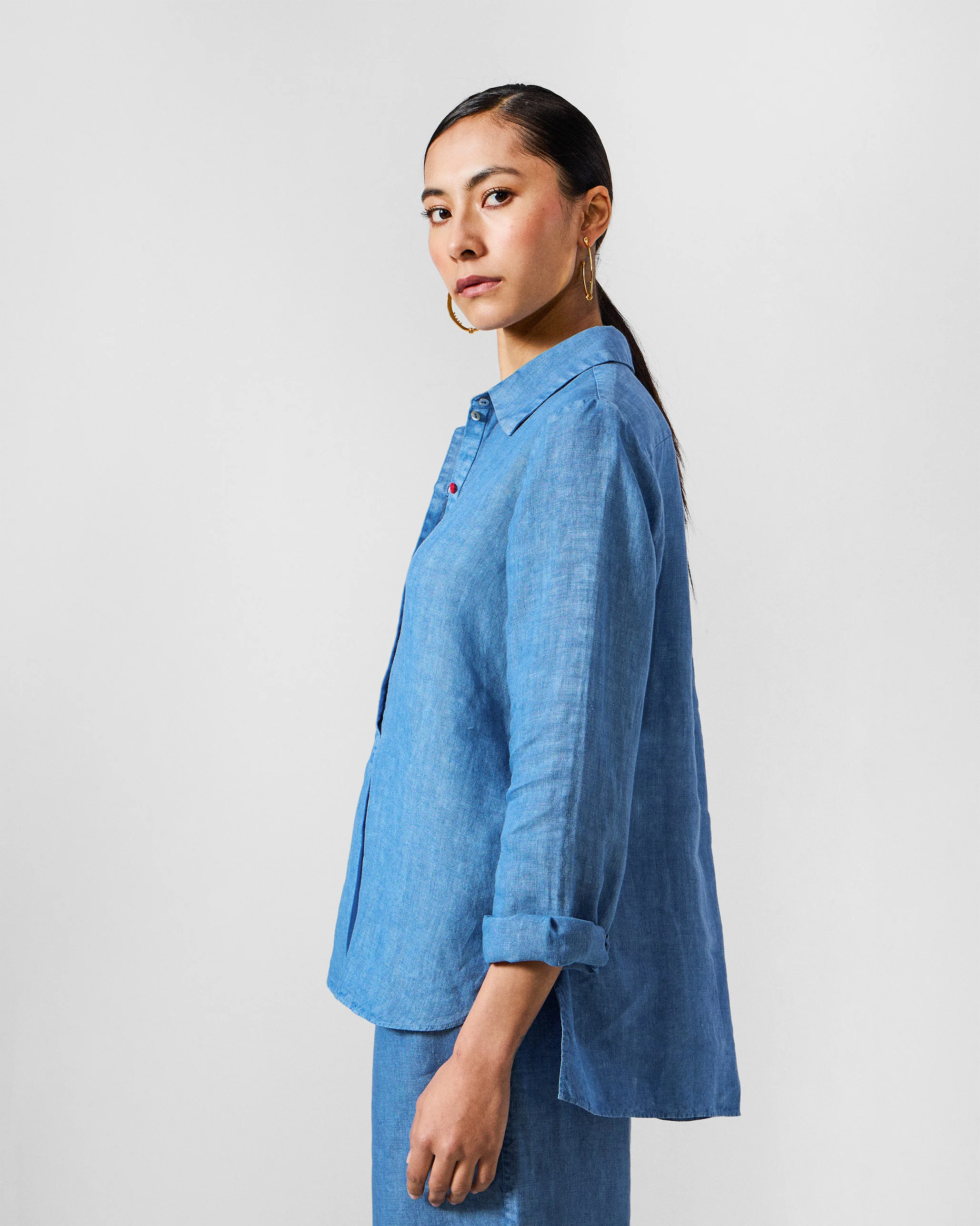 The Mati Shirt Set - Blue - Image 3