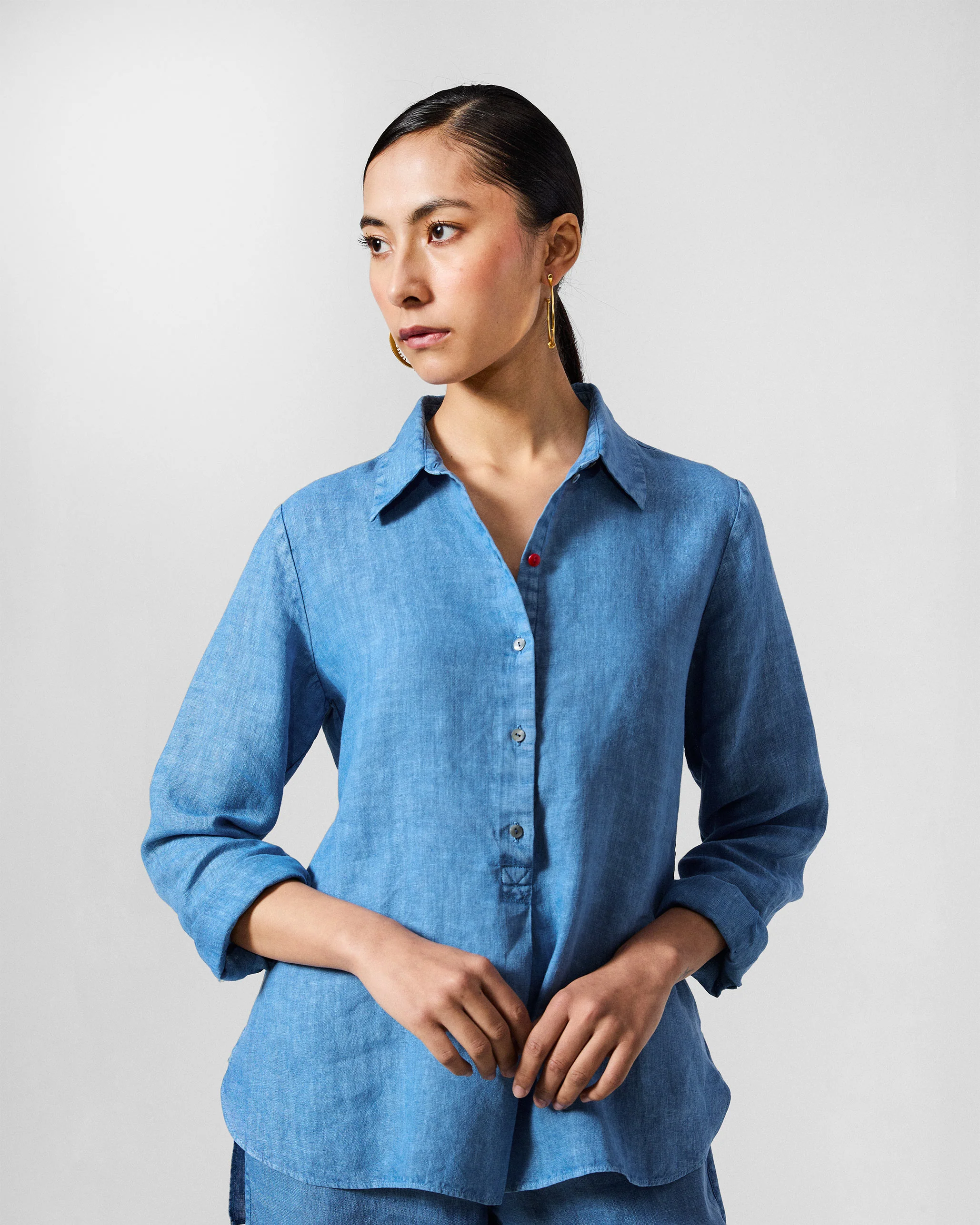The Mati Shirt Set - Blue - Image 6