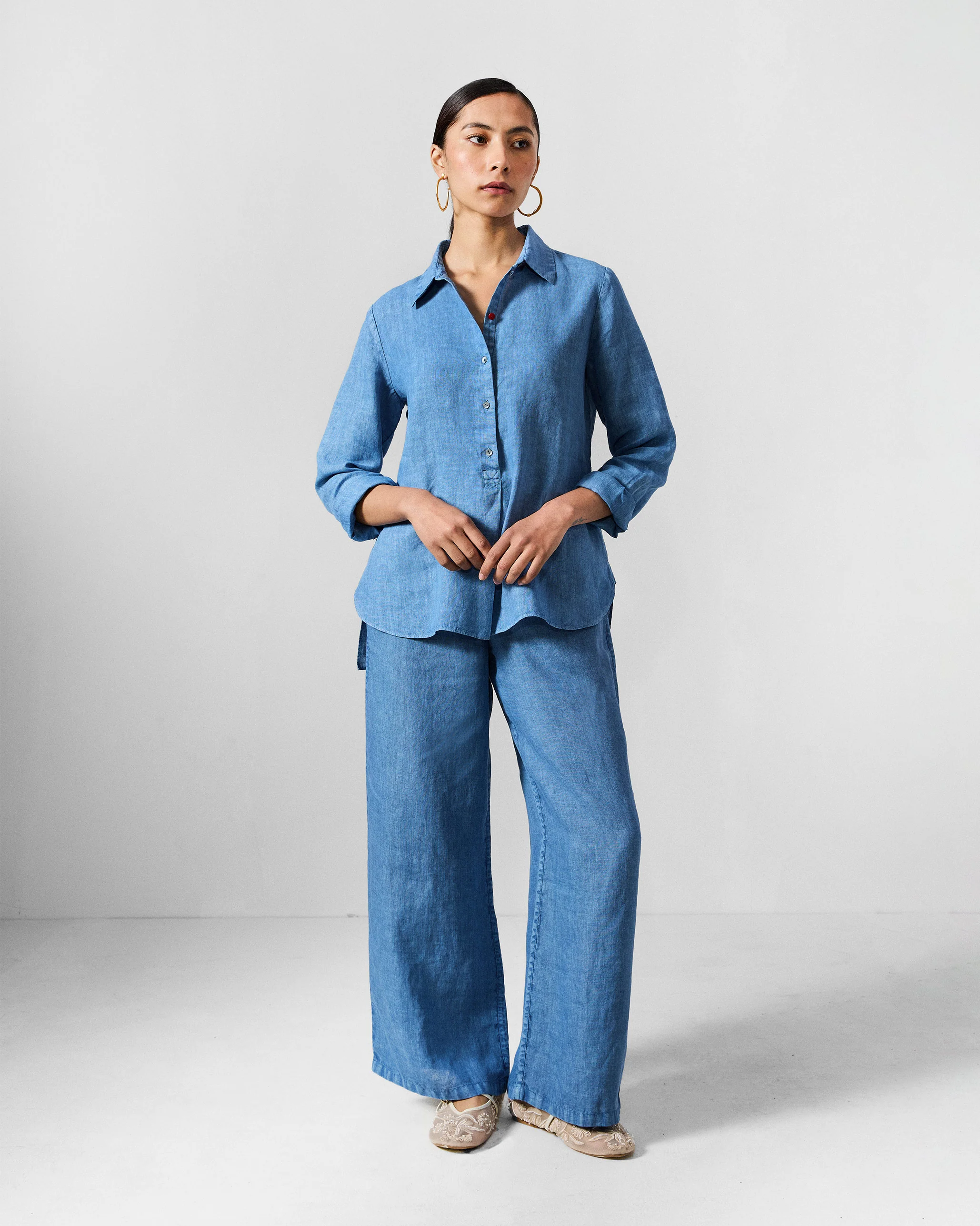 The Mati Shirt Set - Blue - Image 8