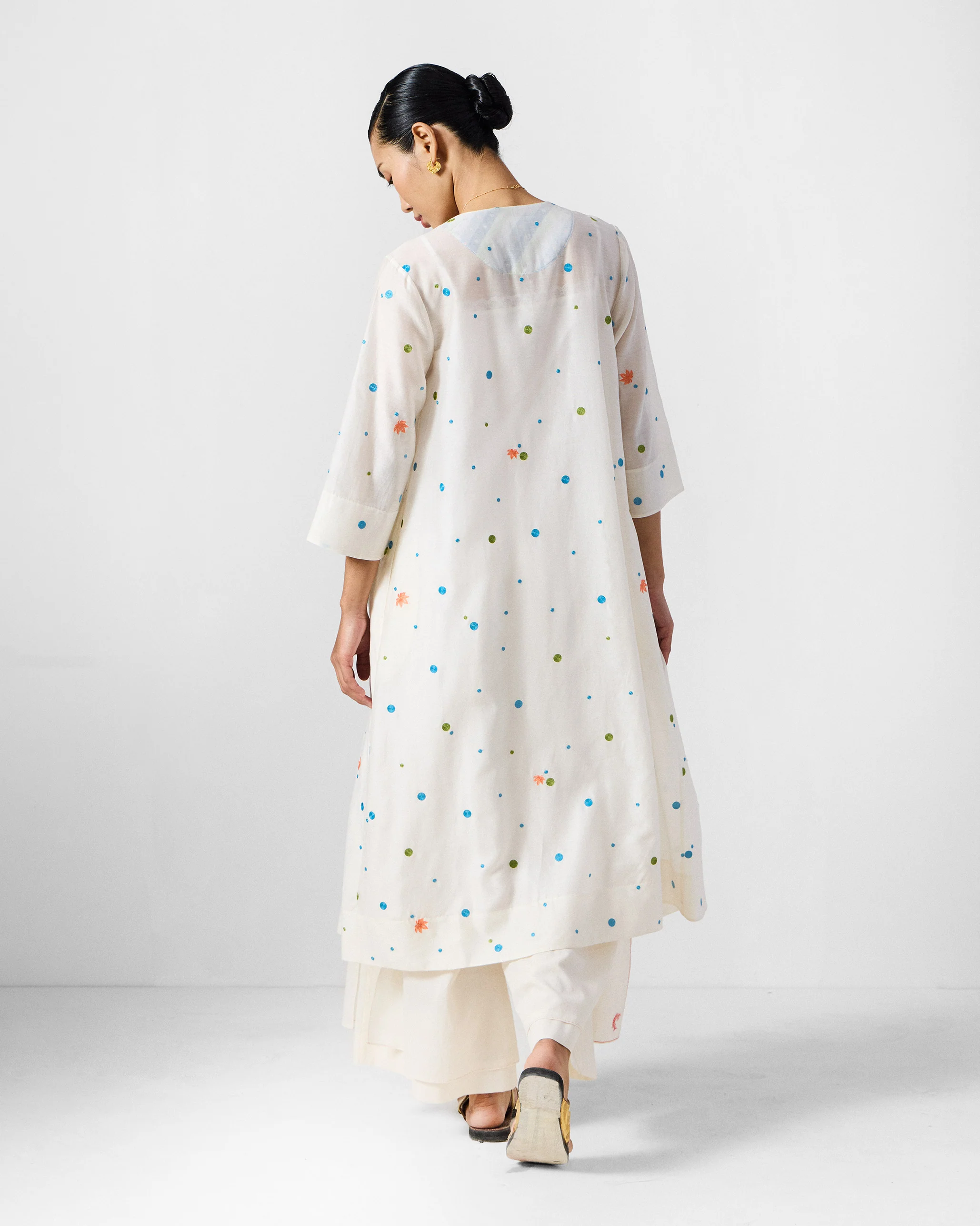 The Meadow Kurta Set - Ivory - Image 2