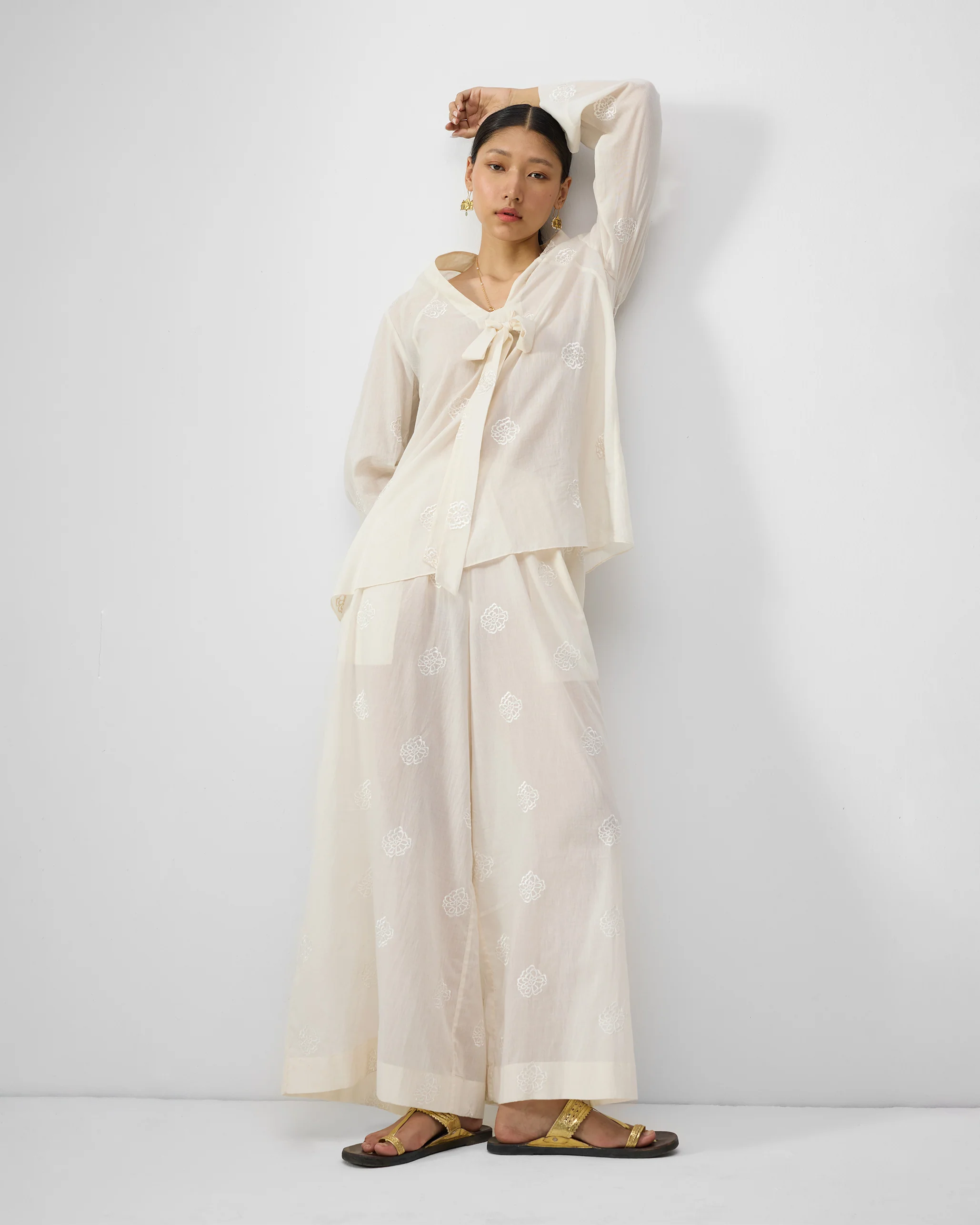 The Necktie Set - Ivory Embroidered - Image 9