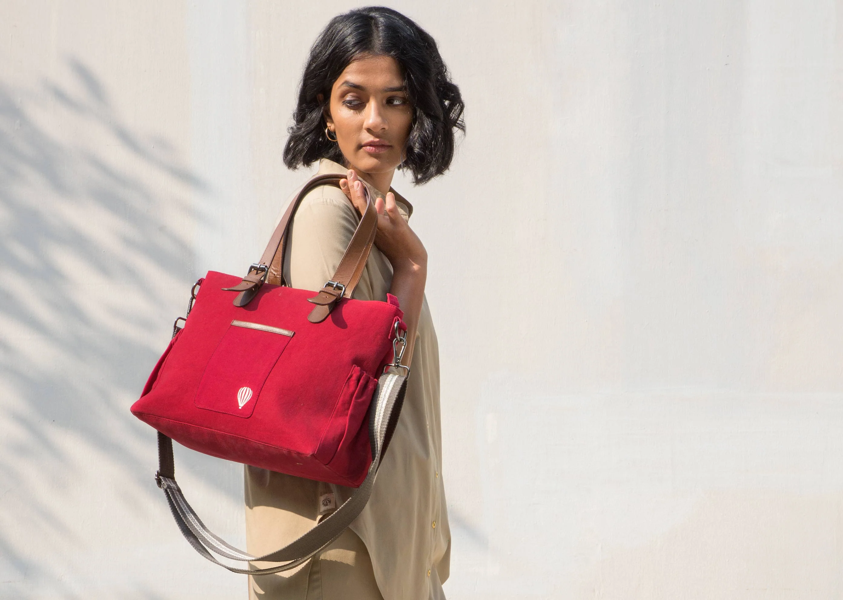 The Perfect Work Bag - Red - Image 3
