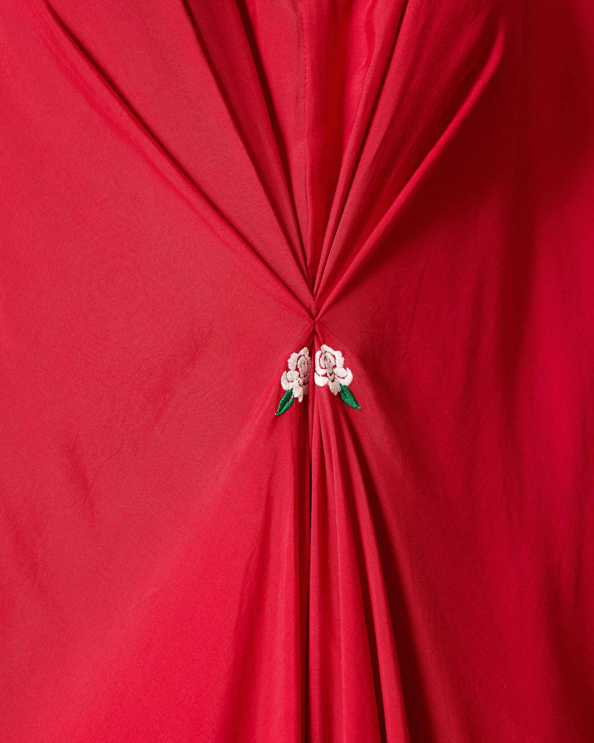 The Tapi Kaftan Set - Red - Image 4