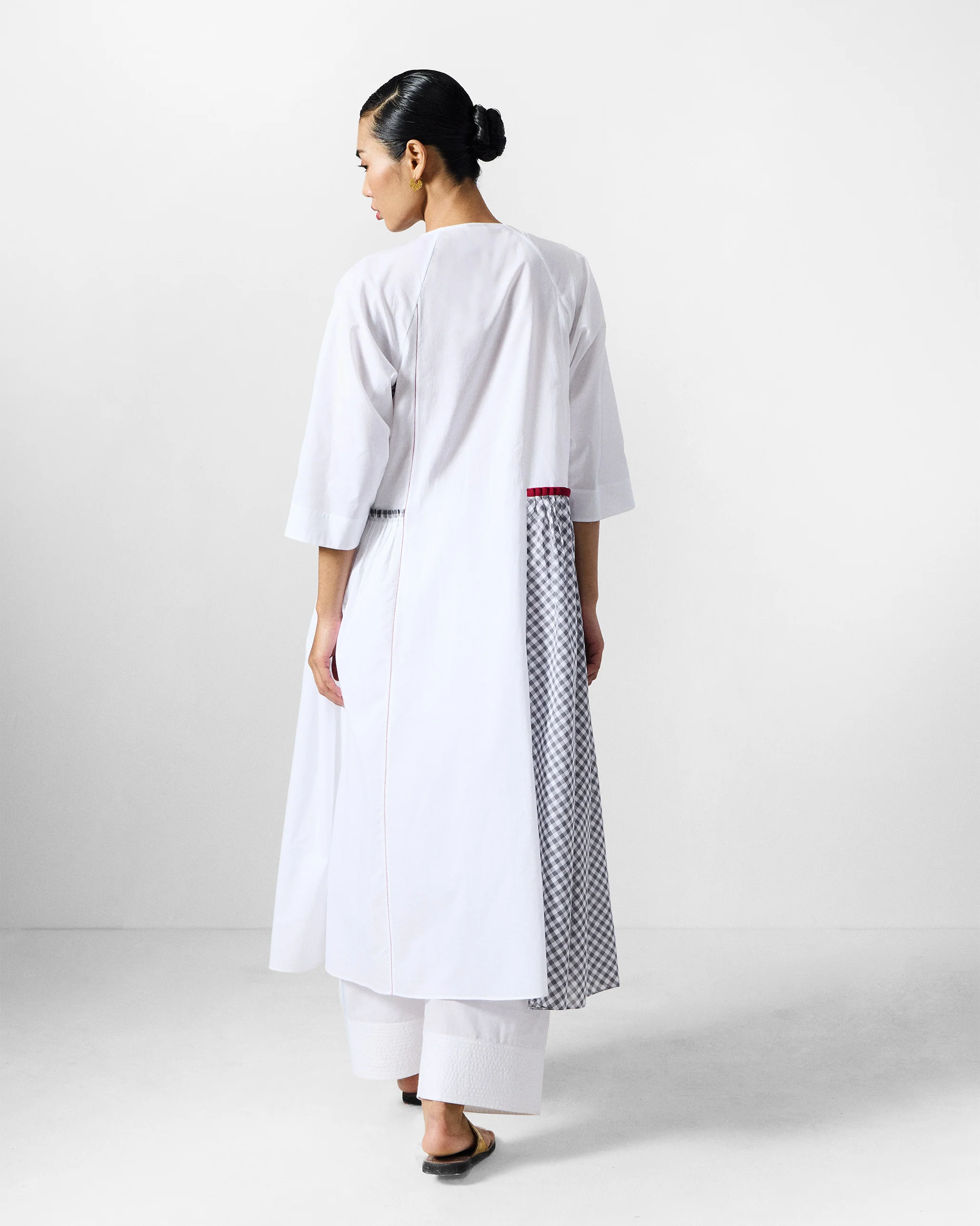 The Torsa Kurta Set - White - Image 2