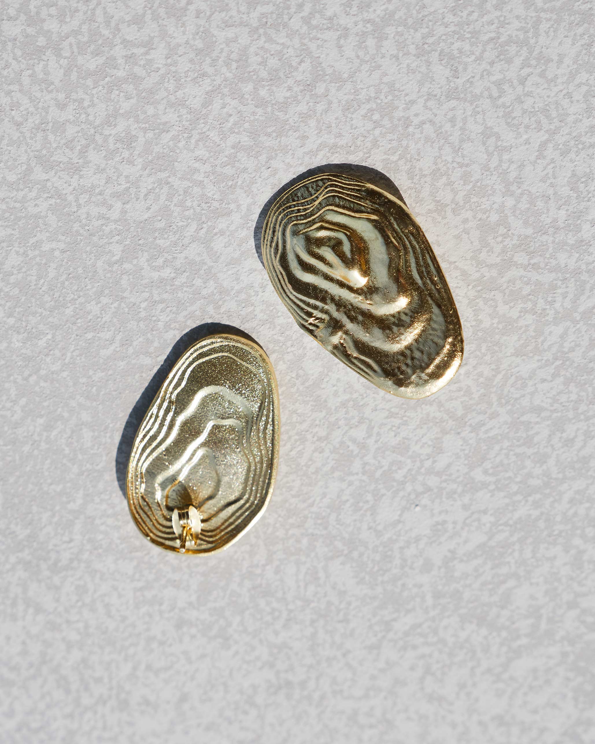 Tide Earrings - Brass - Image 2
