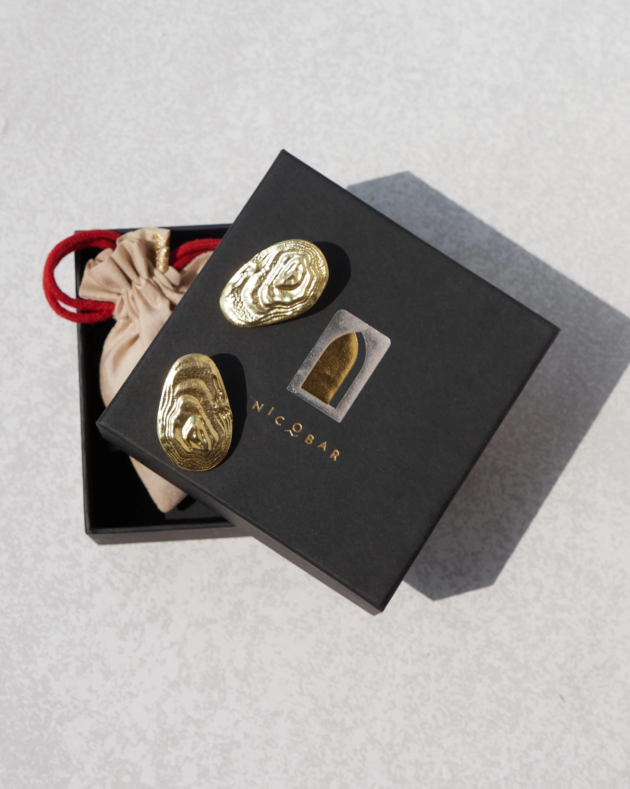 Tide Earrings - Brass - Image 3