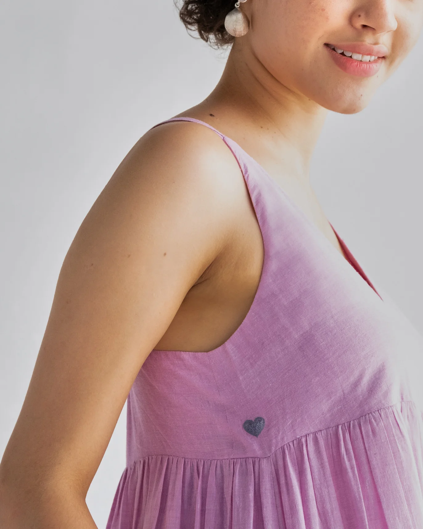 Tier Dress - Lilac - Image 2