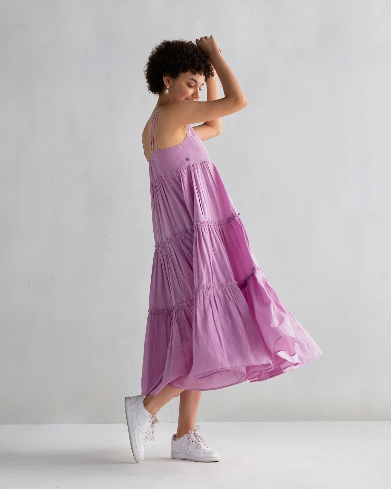 Tier Dress - Lilac - Image 4