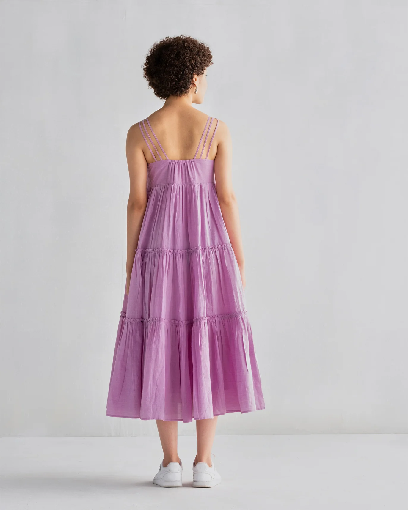 Tier Dress - Lilac - Image 5