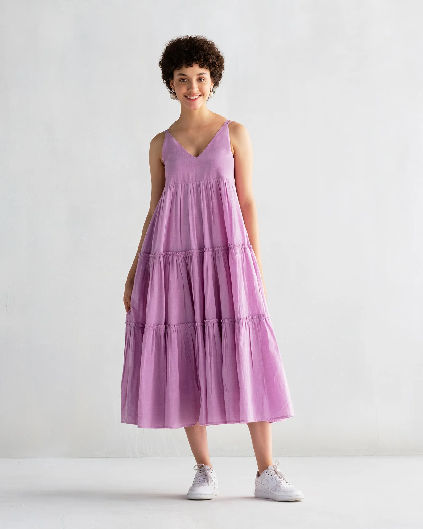 Tier Dress - Lilac - Image 6