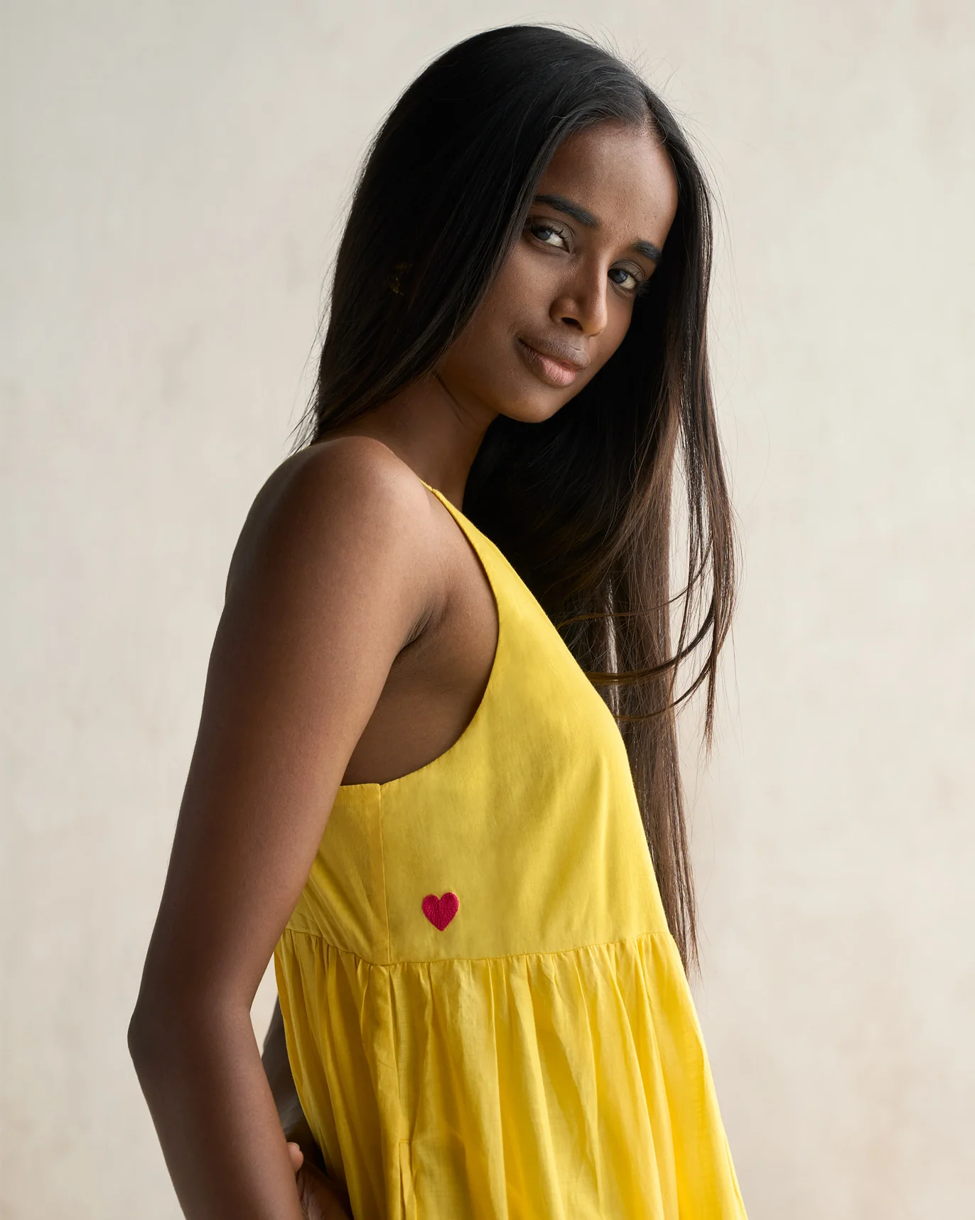 Tiered Dress - Yellow - Image 4