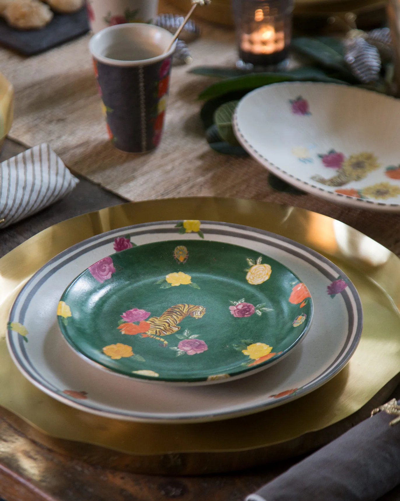 Tigress Quarter Plate - Green - Image 2