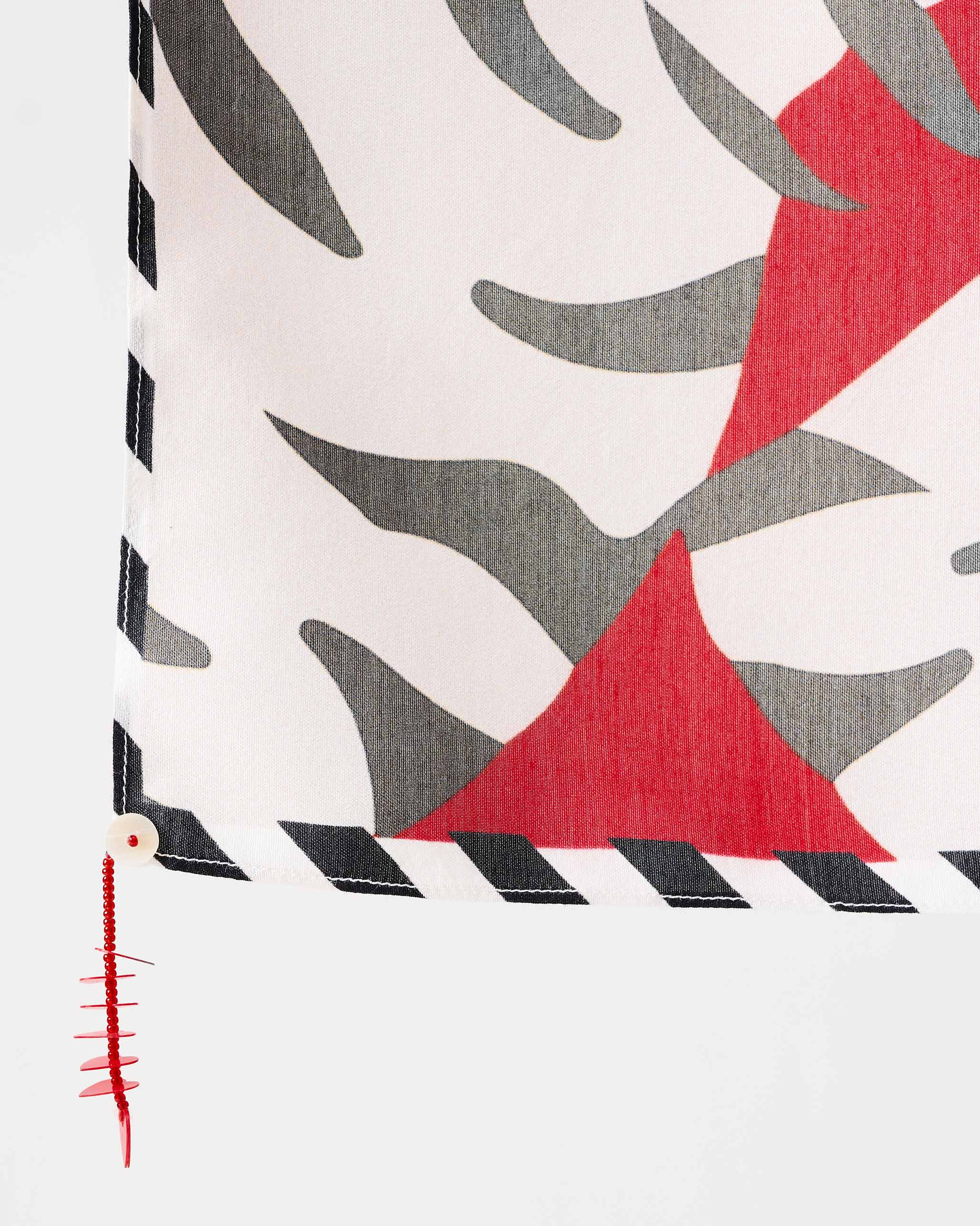Tigress Scarf - Red - Image 2