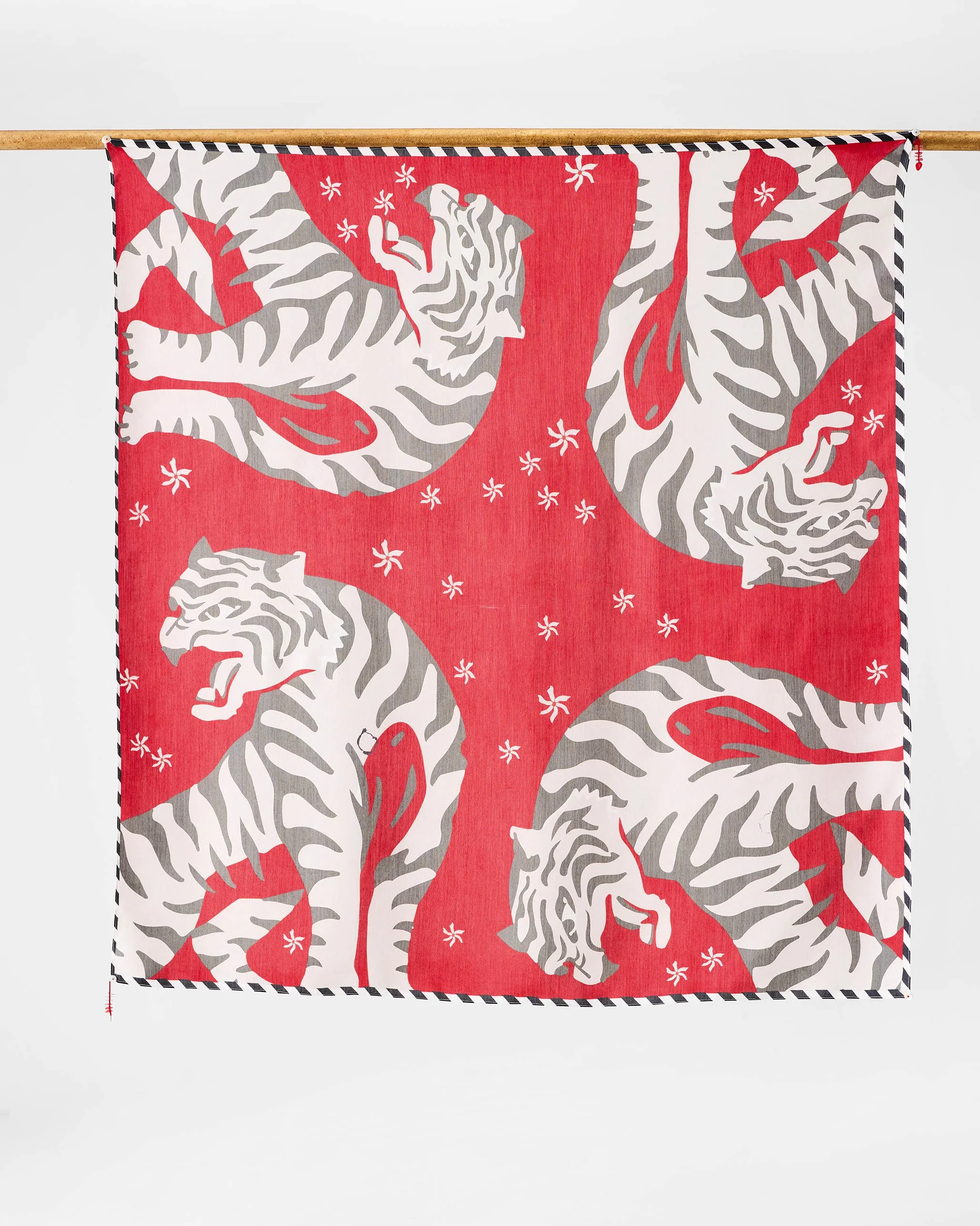 Tigress Scarf - Red - Image 3