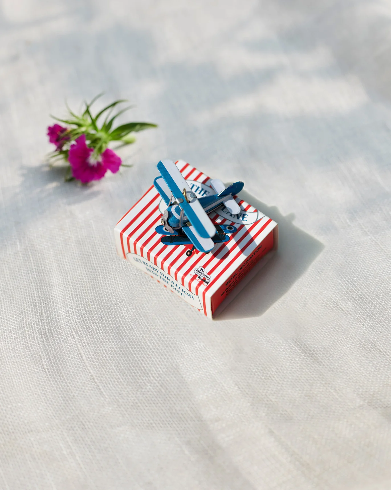 Tin seaplane - blue&white - Image 2