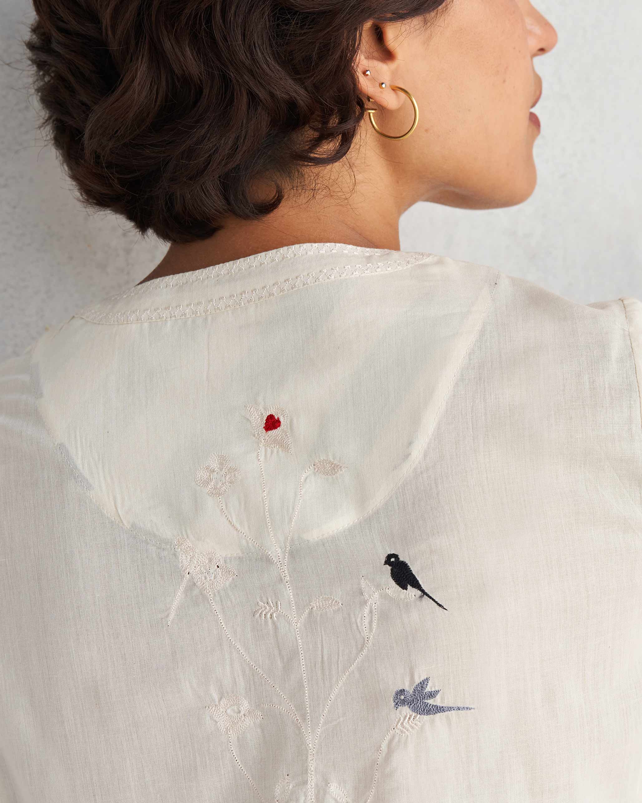 Tisya Kurta - Ivory - Image 2