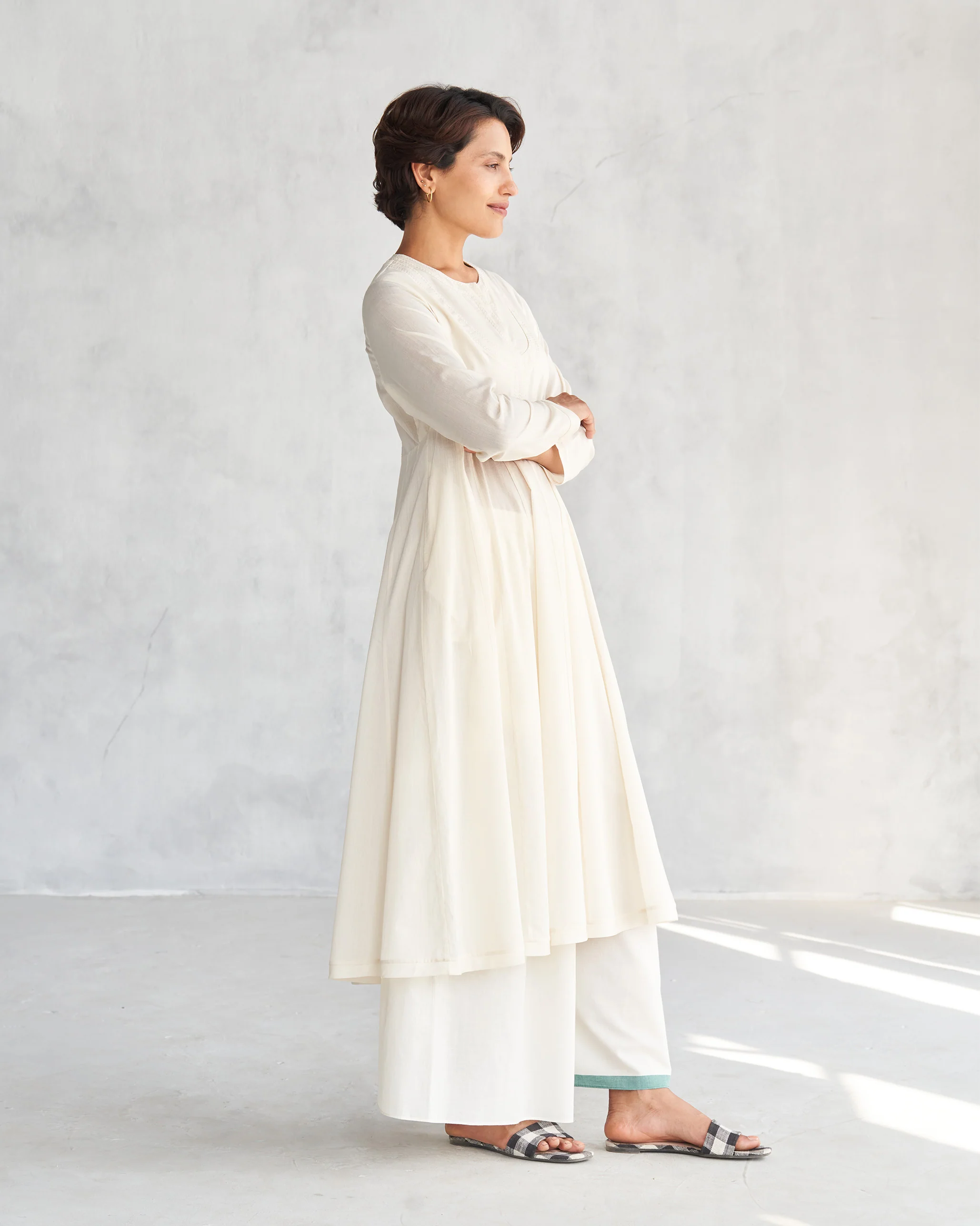 Tisya Kurta - Ivory - Image 4