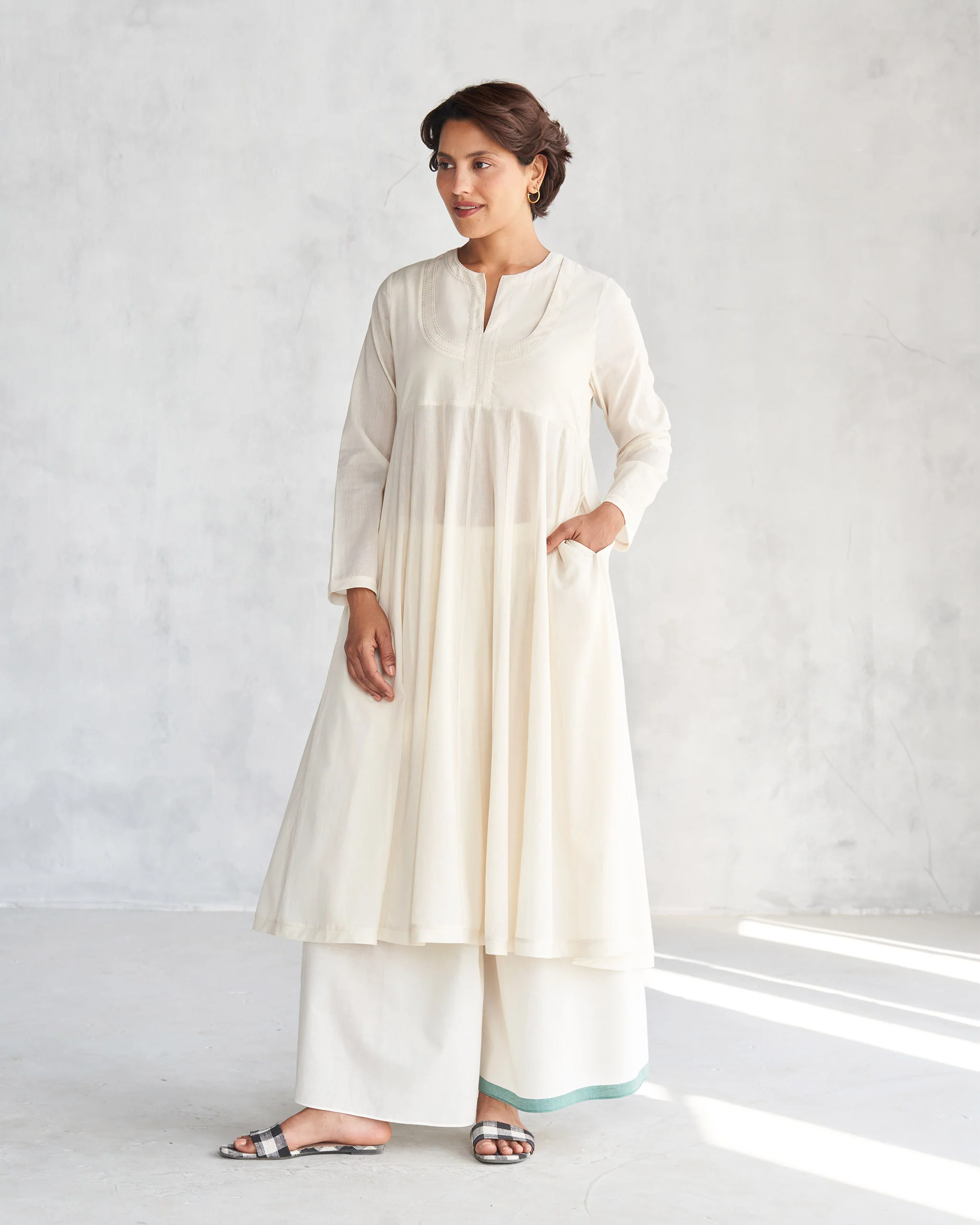 Tisya Kurta - Ivory - Image 6