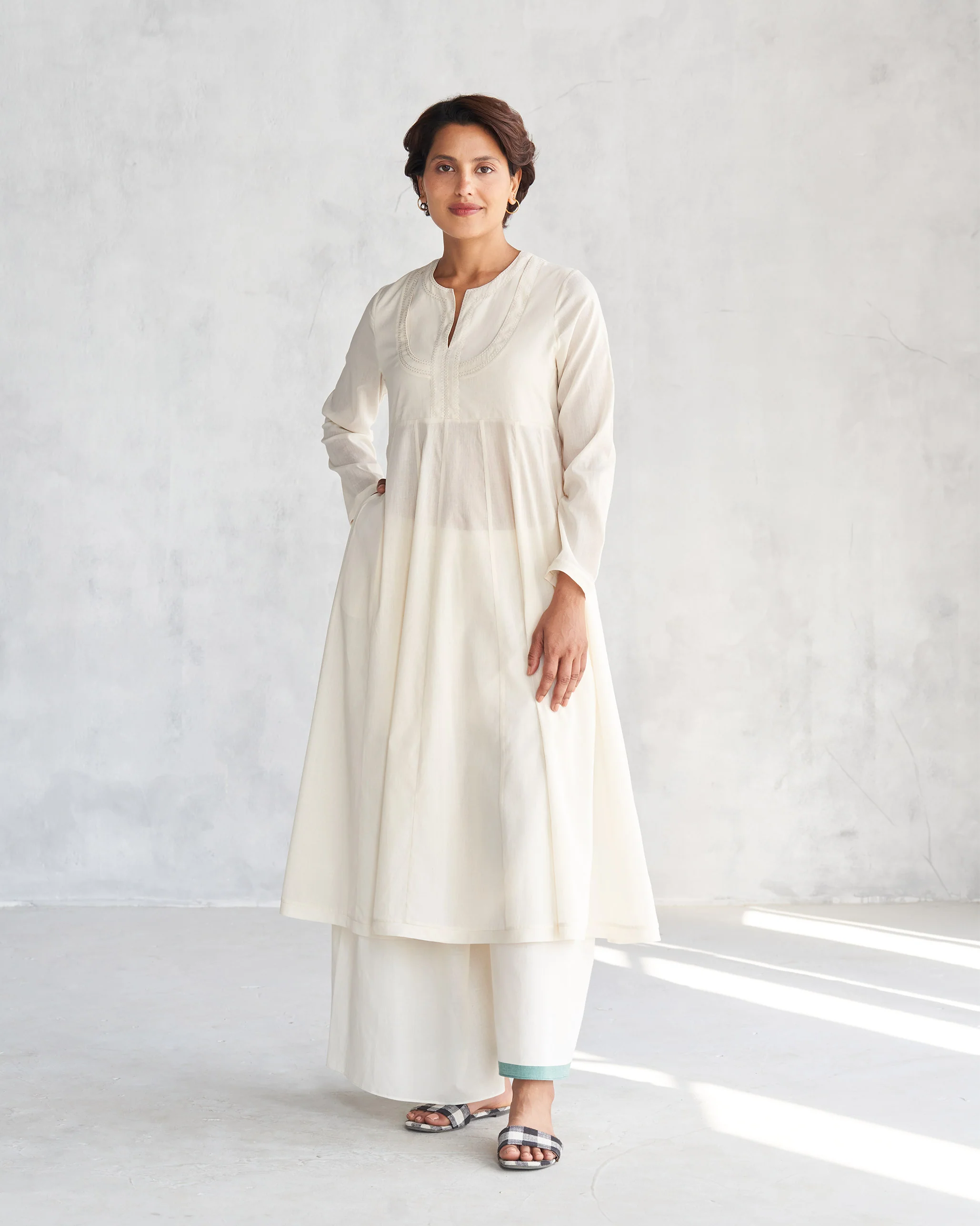 Tisya Kurta - Ivory - Image 7