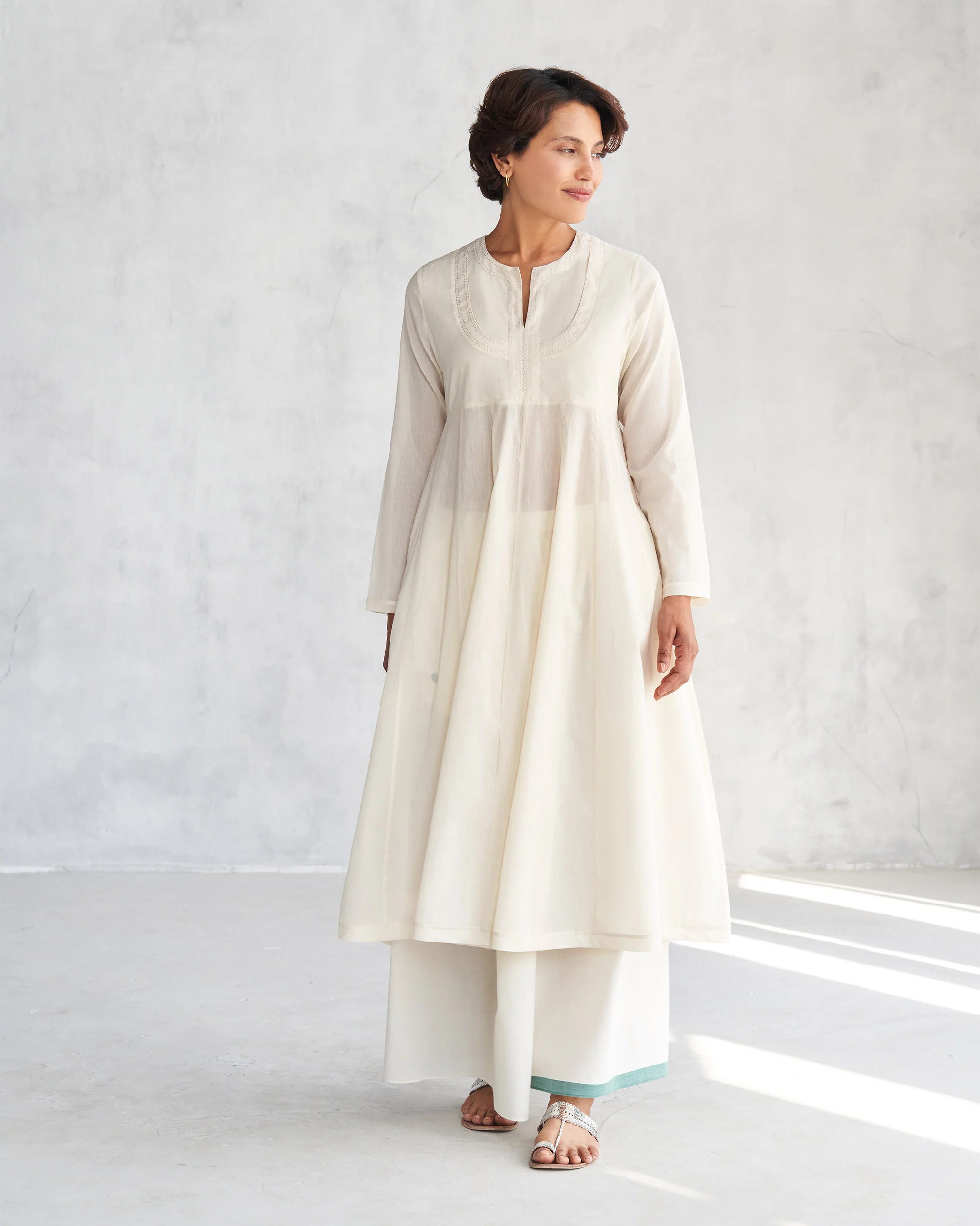 Tisya Kurta - Ivory - Image 8
