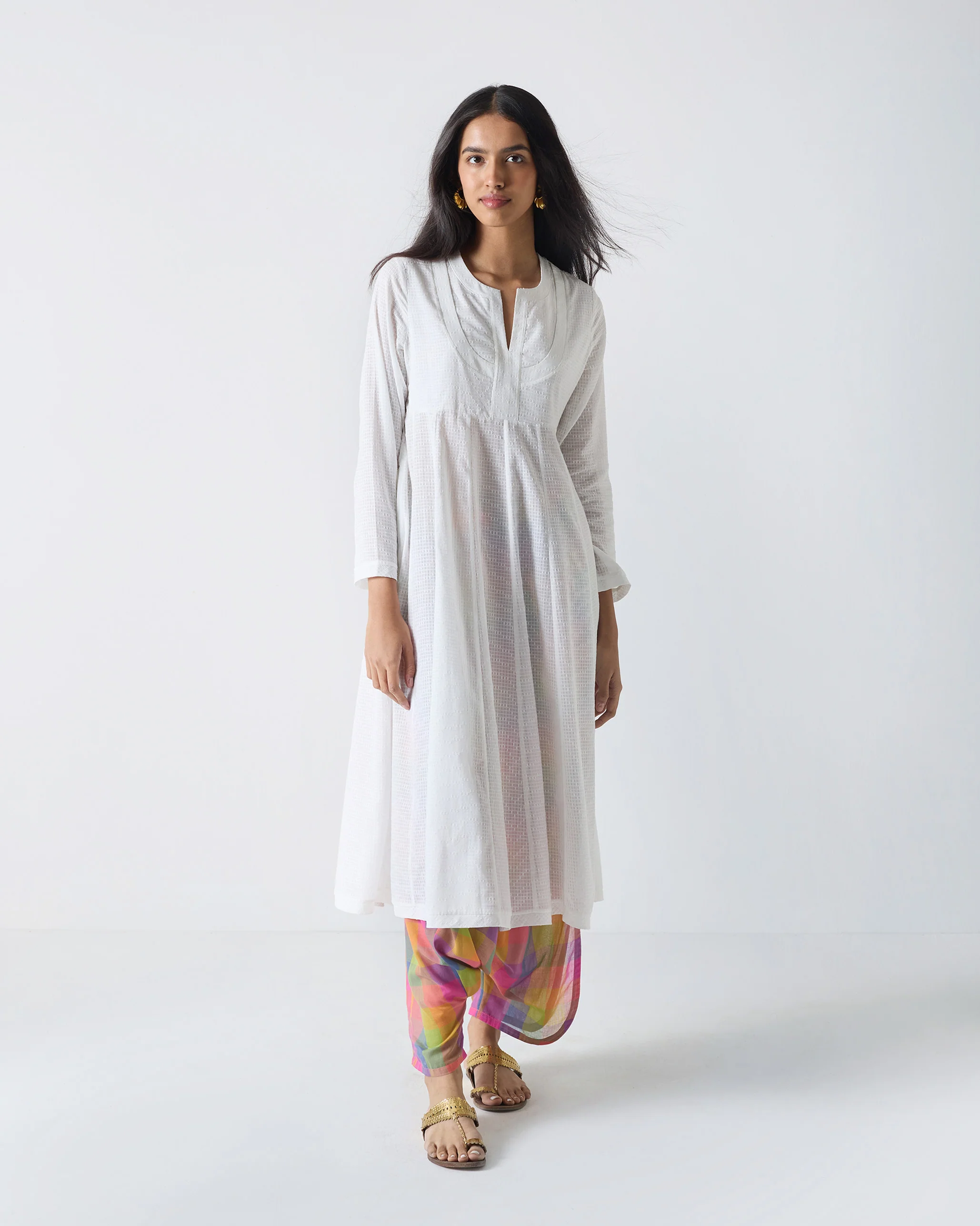 Tisya Kurta - White - Image 2