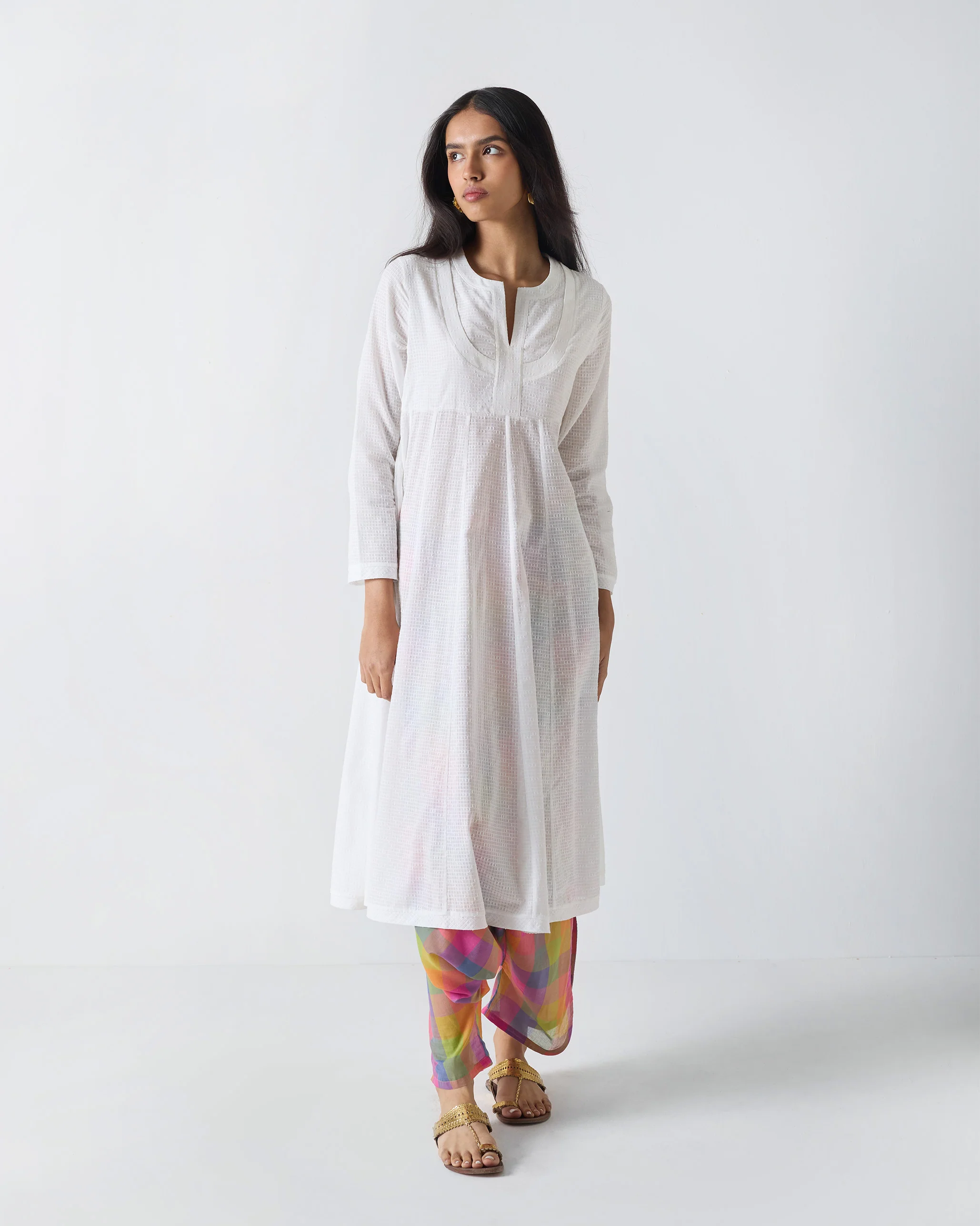 Tisya Kurta - White - Image 5