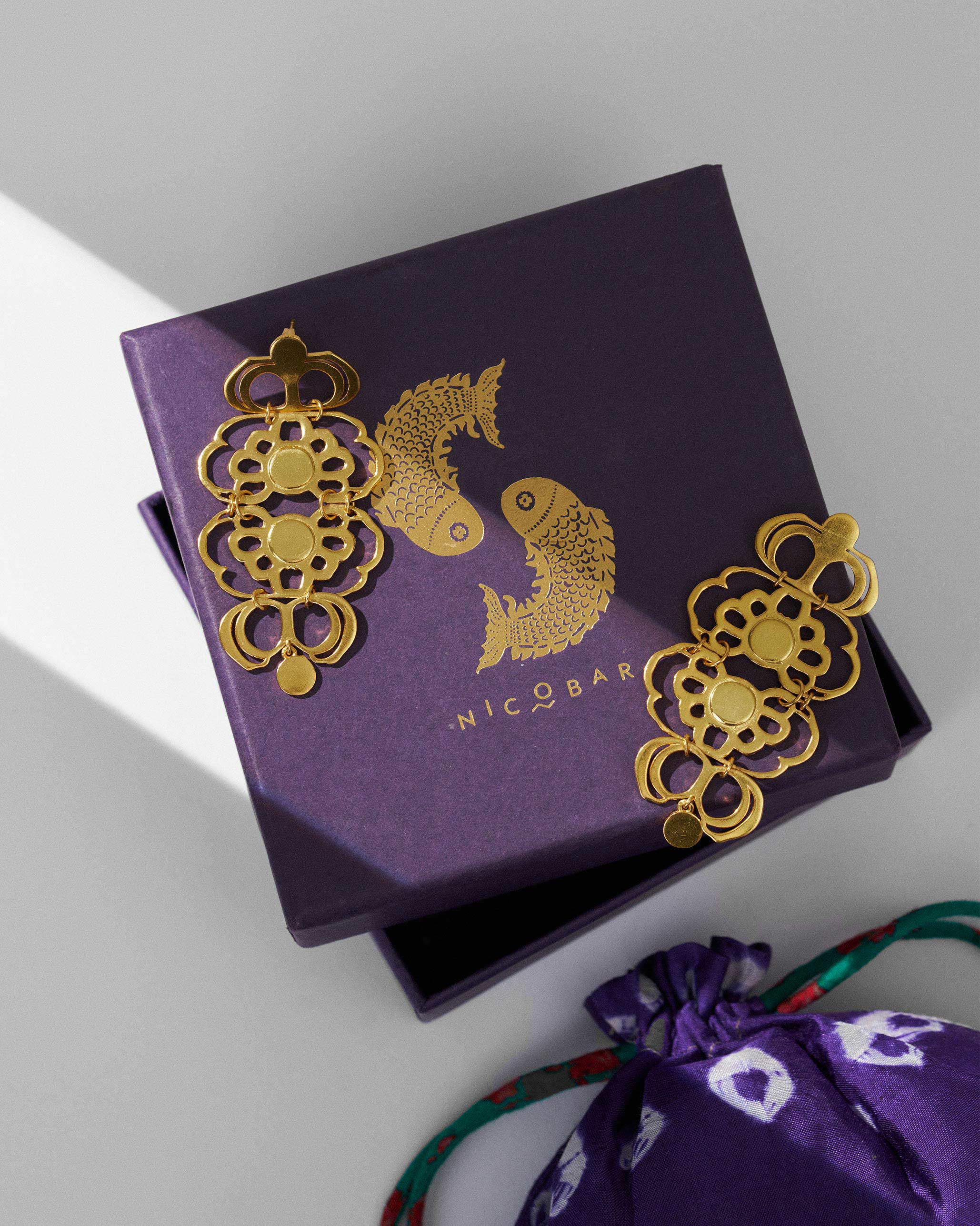 Titli Earrings - Gold - Image 4