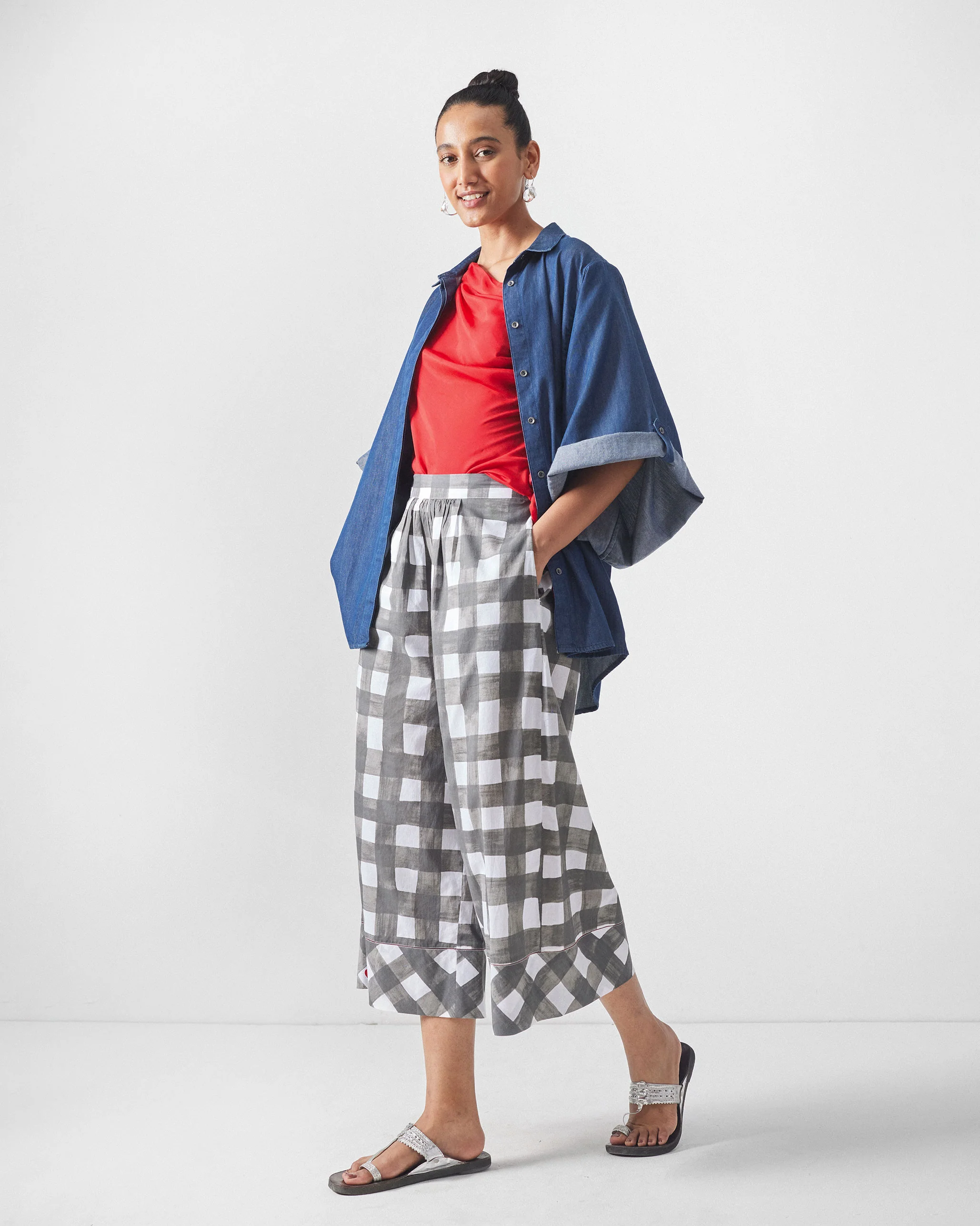 Tokyo Off Shoulder Top - Red - Image 7