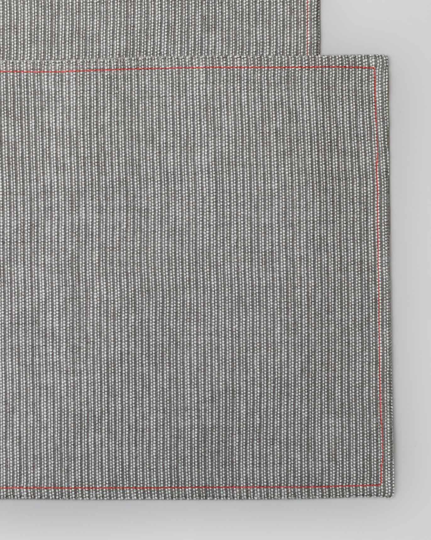 Toori Placemat (Set of 2) - Grey & White - Image 2