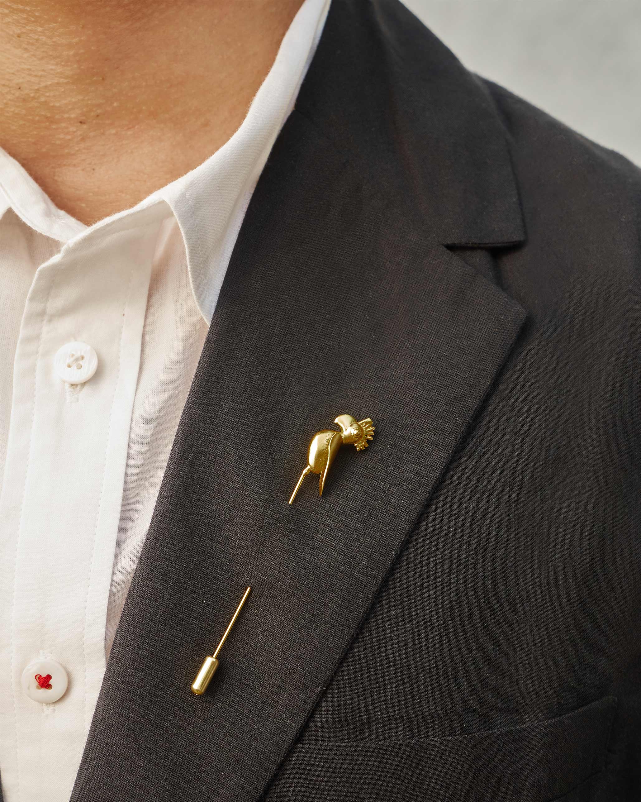 Tota Lapel Pin - Gold - Image 3