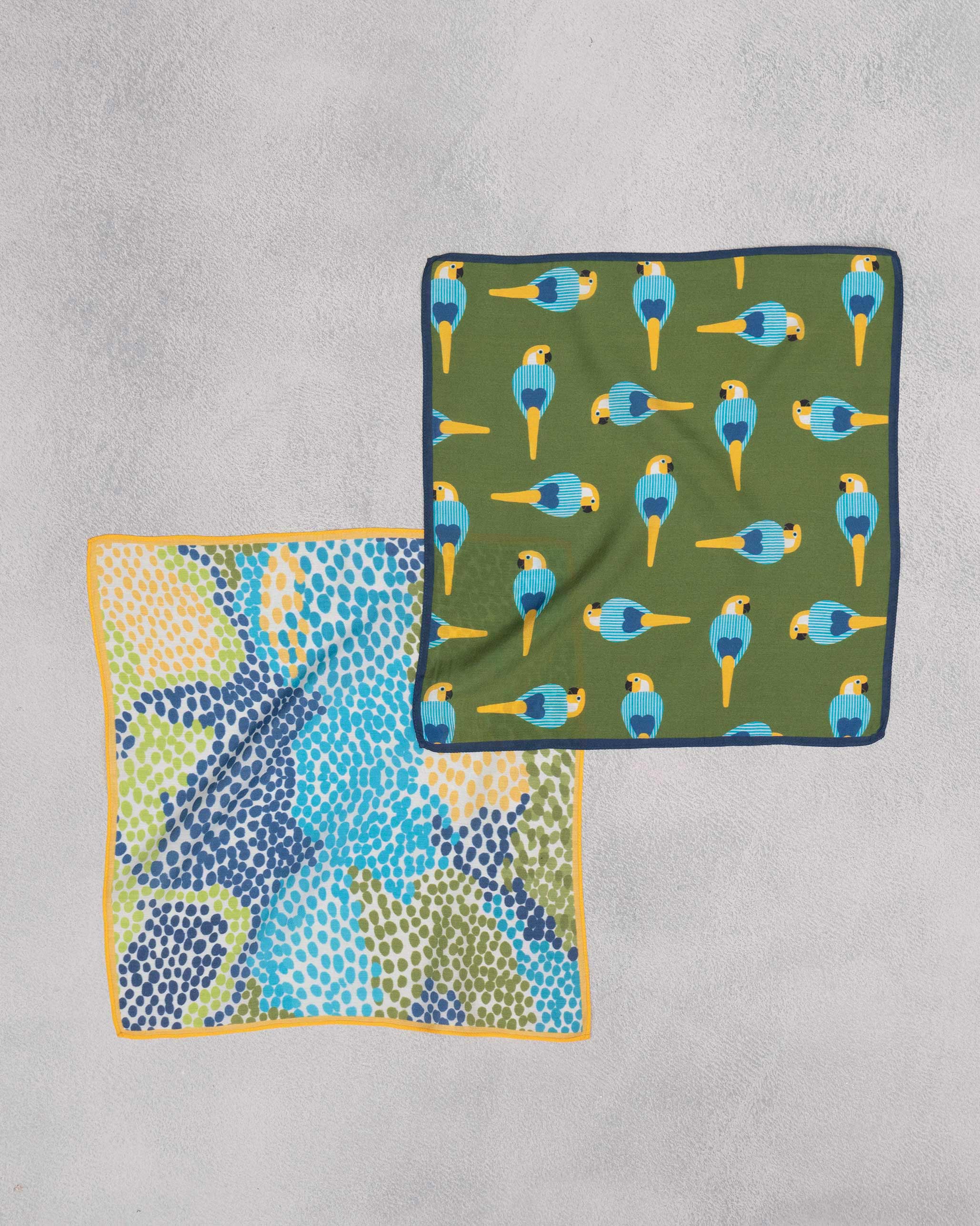 Tota Pocket Squares - Multi Colour - Image 2