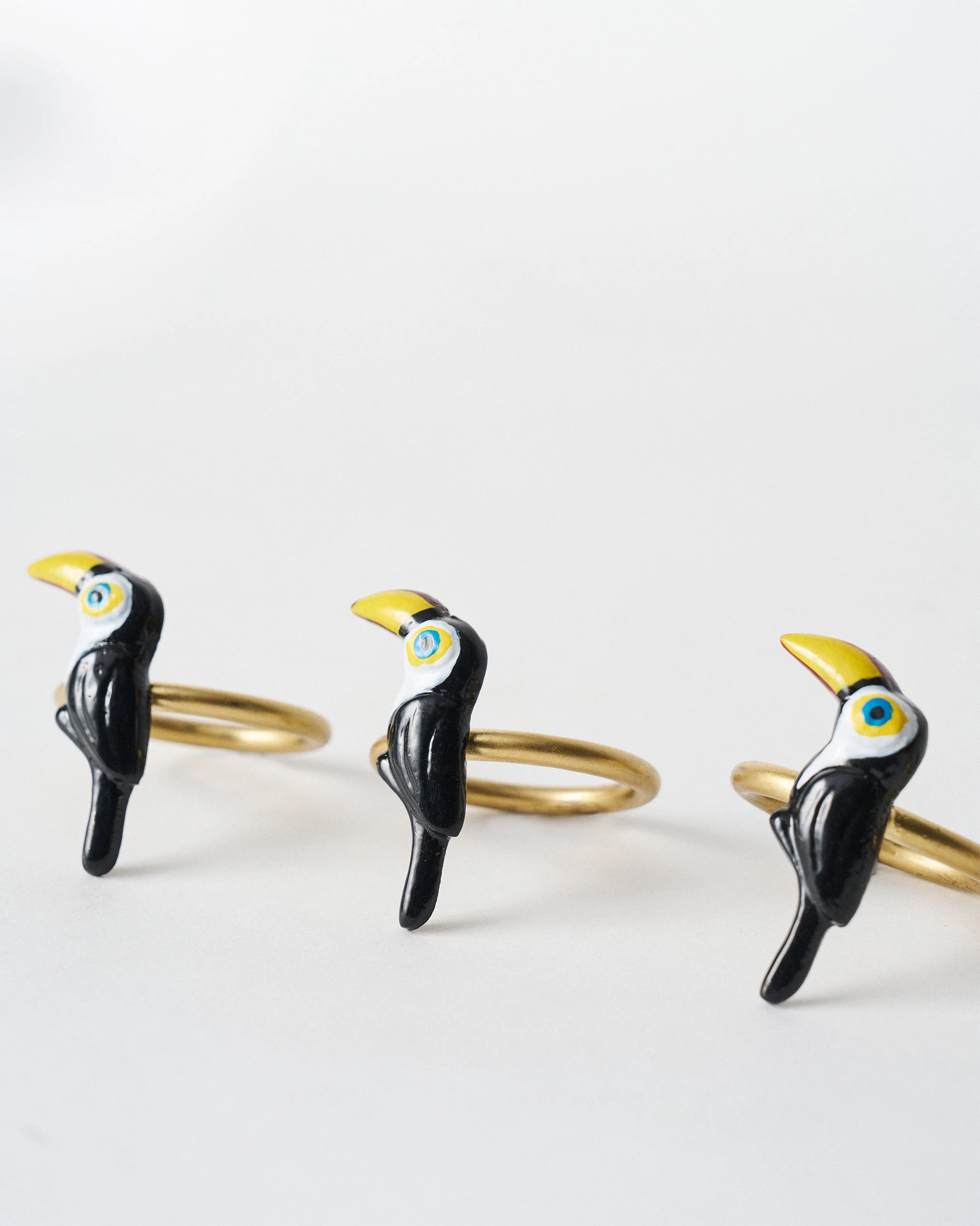 Toucan Napkin Ring - Set of 4 - Image 2