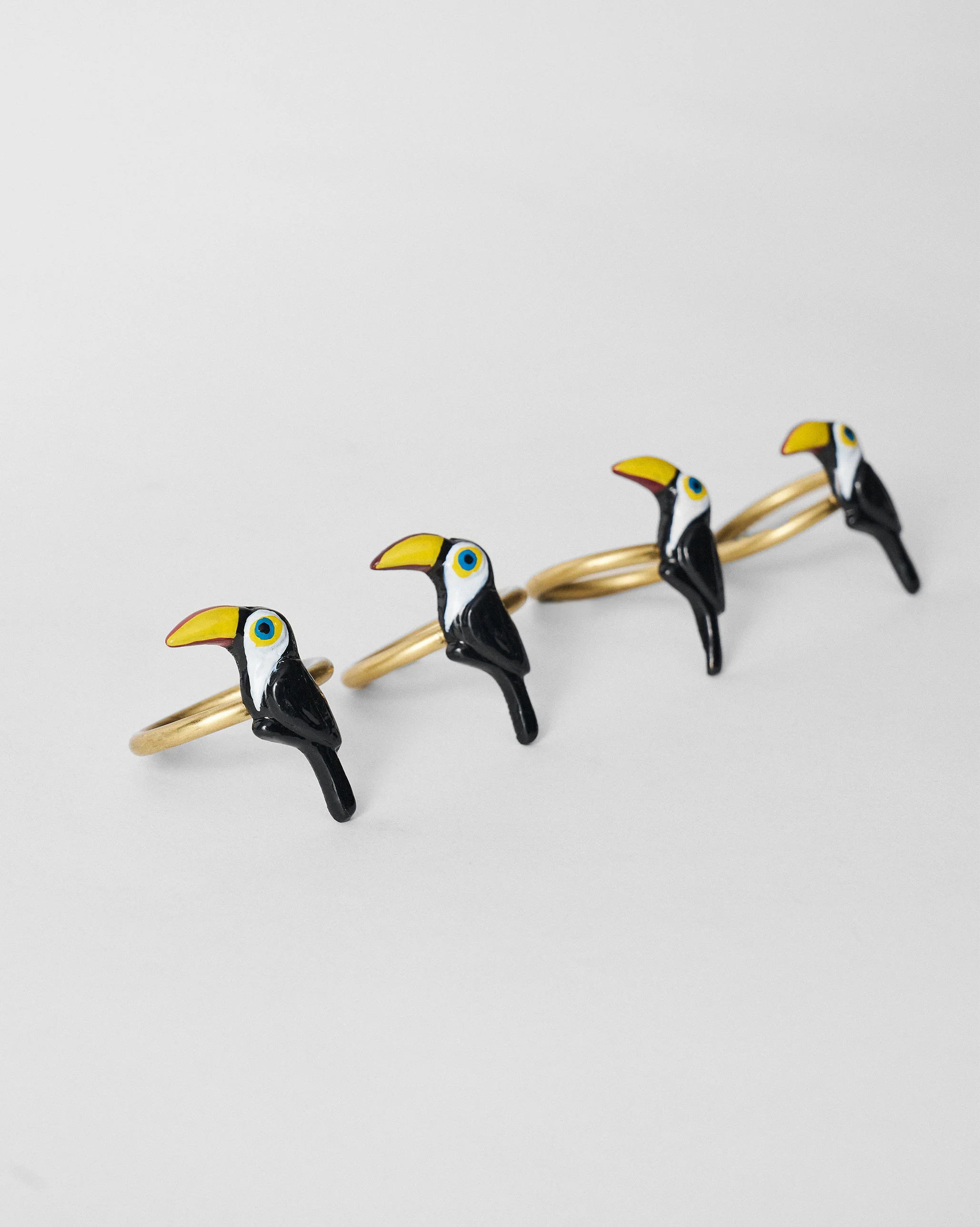 Toucan Napkin Ring - Set of 4 - Image 3