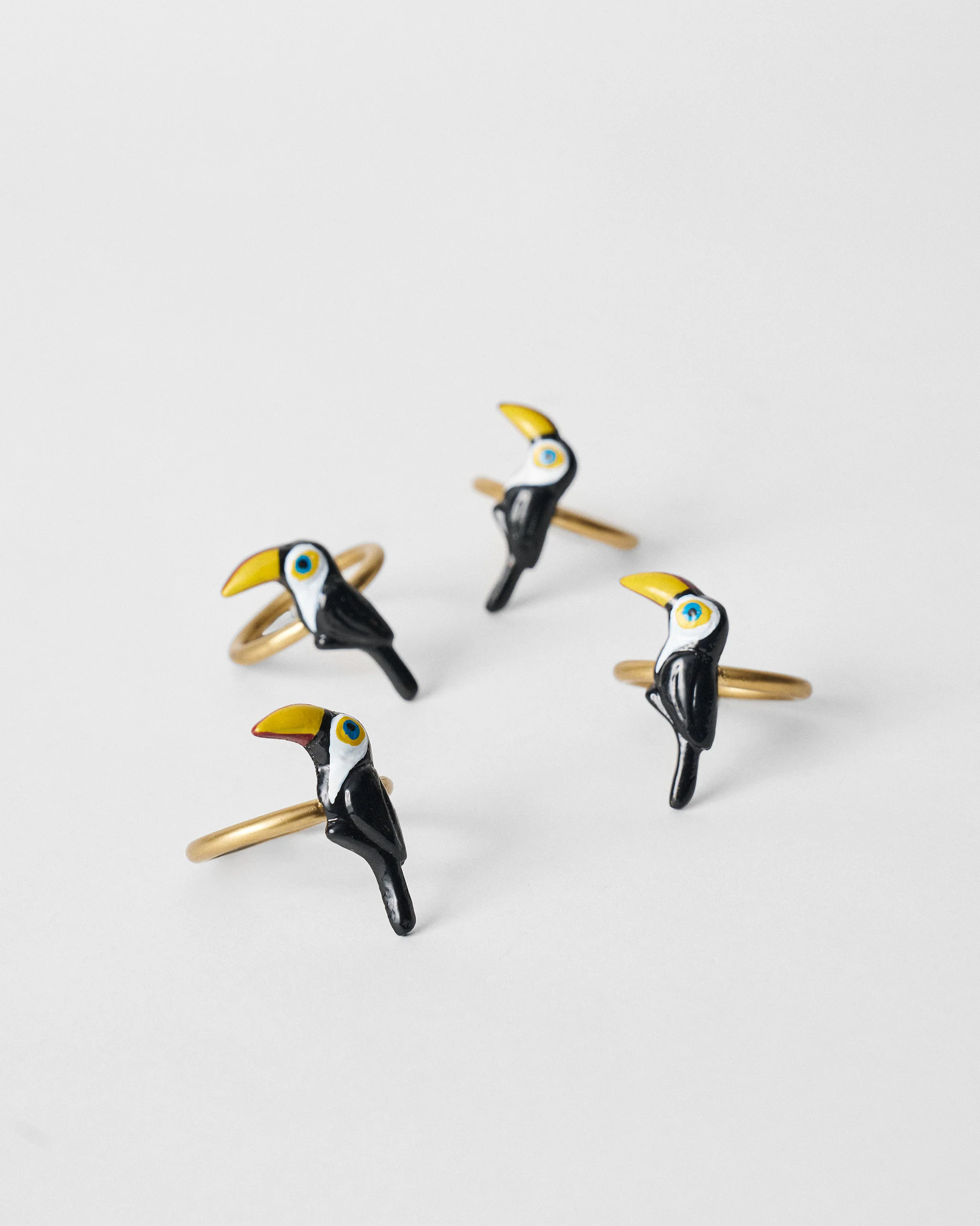 Toucan Napkin Ring - Set of 4 - Image 4