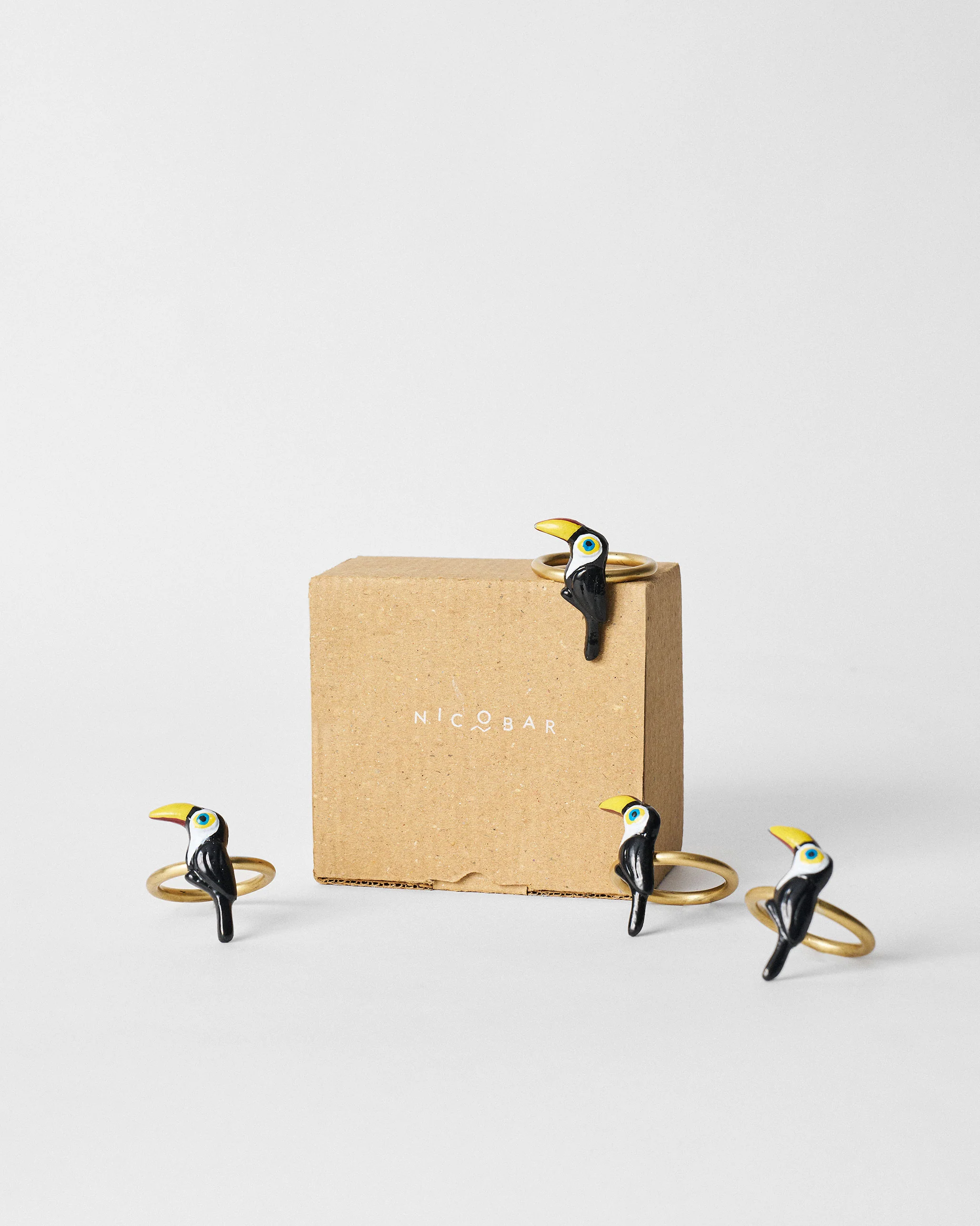 Toucan Napkin Ring - Set of 4 - Image 5