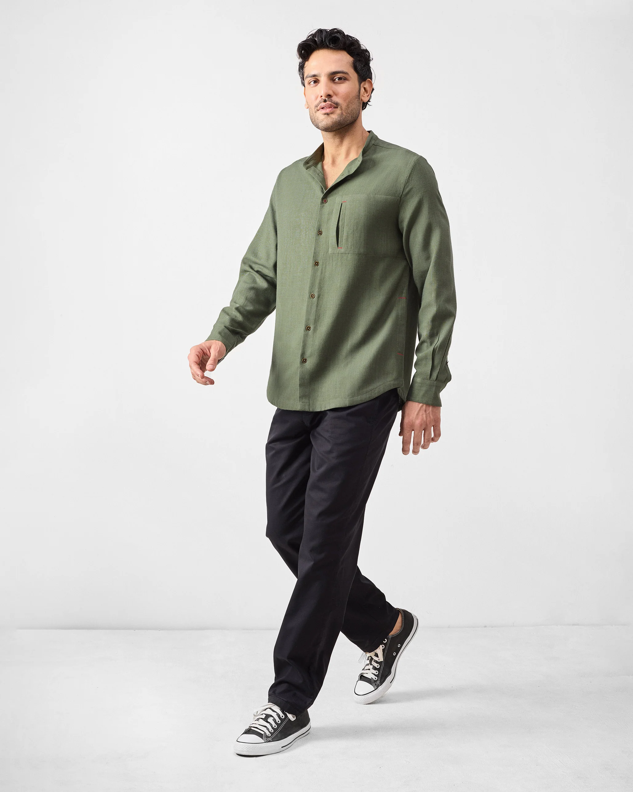 Tour Shirt - Olive - Image 10